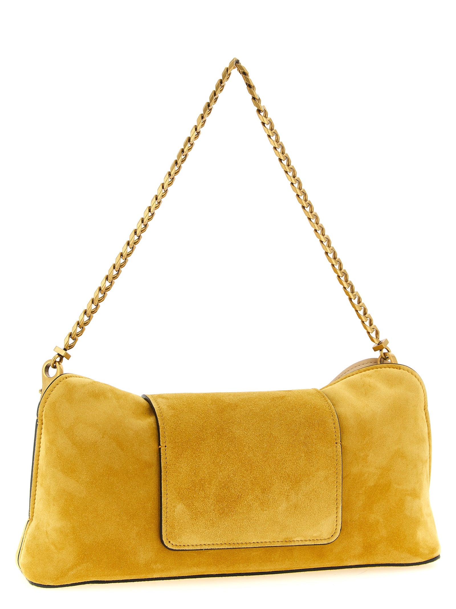 Versace Zweifarbige Clutch aus Kalbsleder