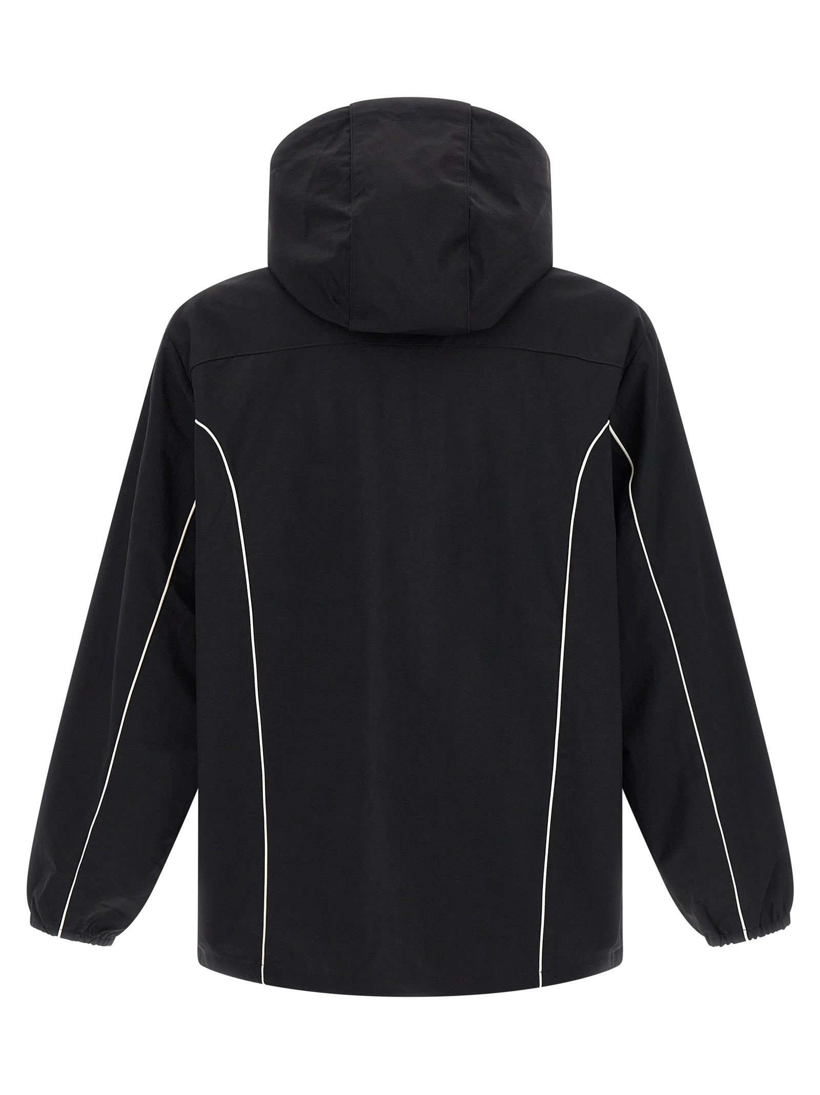 Diesel Schwarze Polyamid-Shell-Jacke