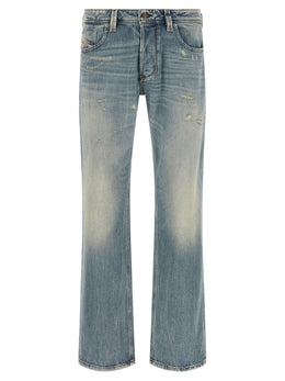 Diesel Blaue Jeans aus Baumwolle im geraden Schnitt