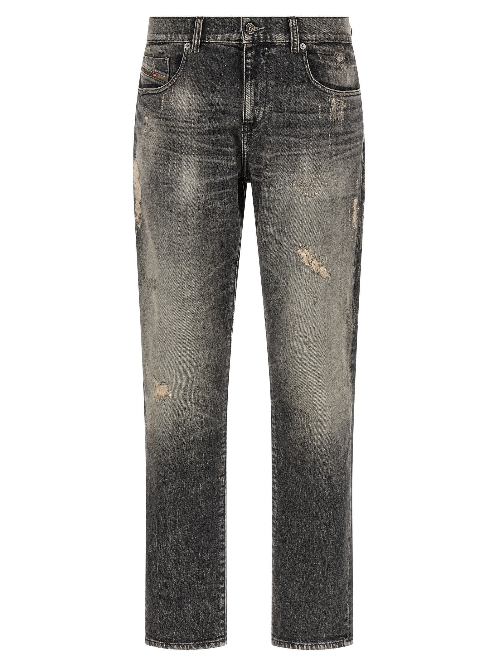 Diesel Graue Skinny Jeans aus Baumwolle