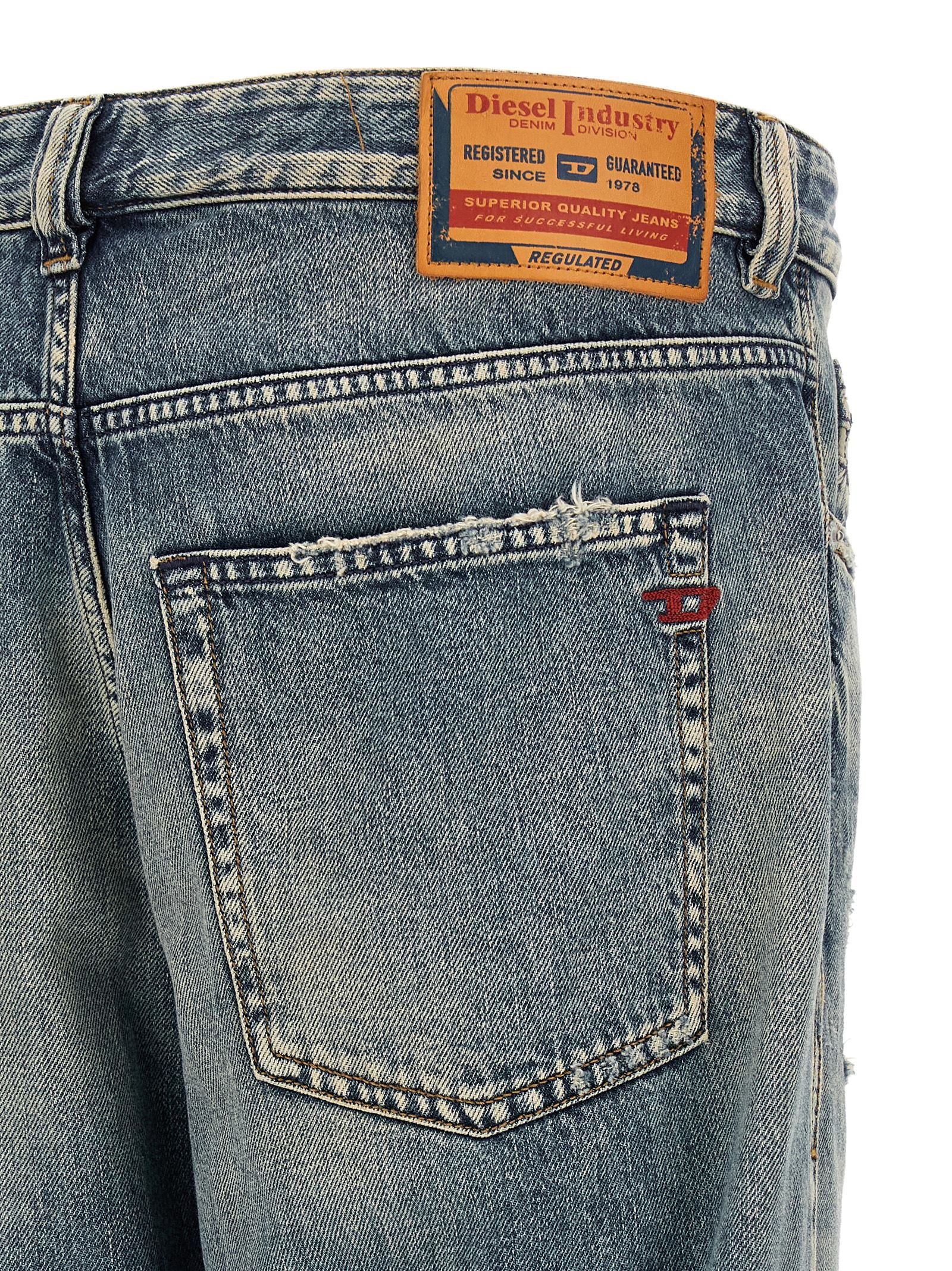 Diesel Blaue Jeans aus Baumwolle, Tapered Fit