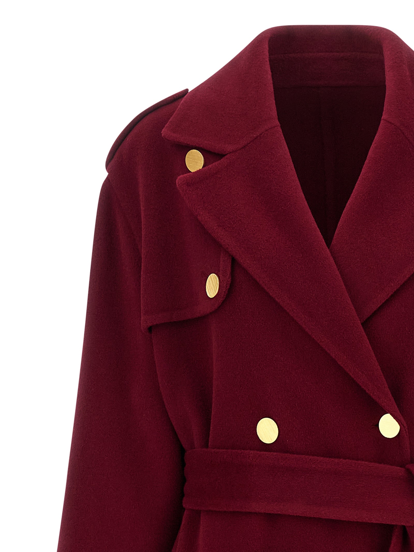 Alberta Ferretti Mehrfarbiger Wollmantel