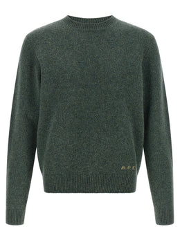 A.P.C. Zweifarbige Wollstrickjacke