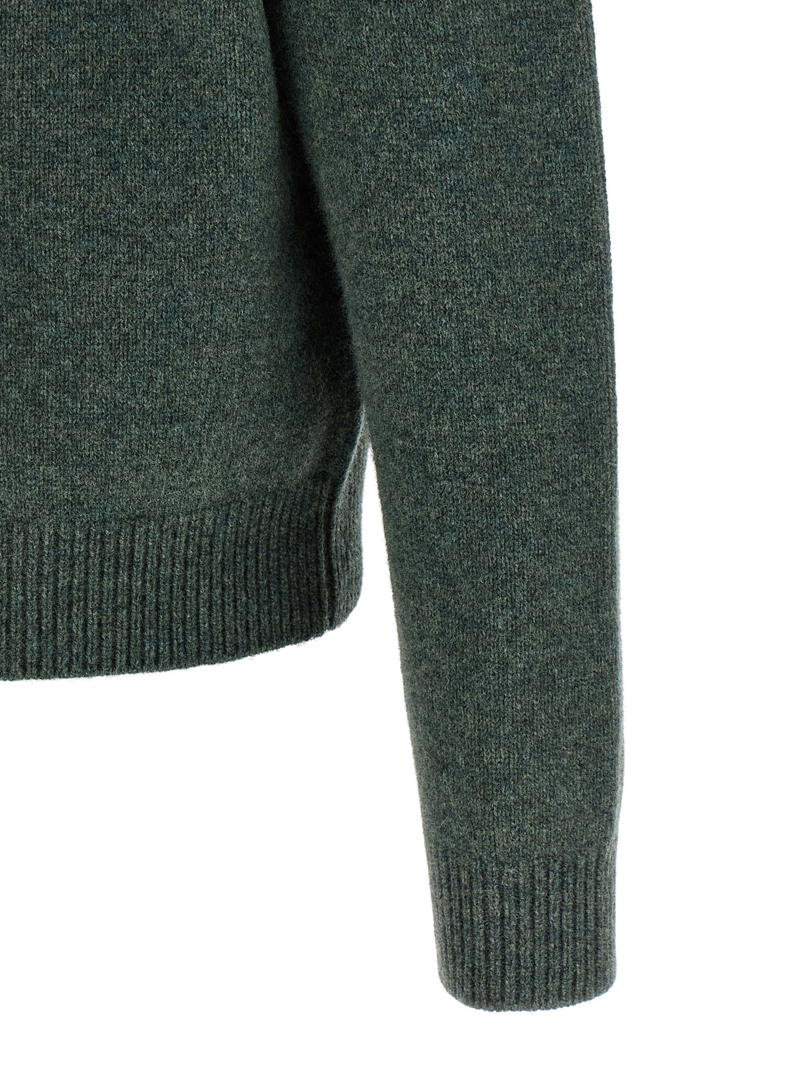 A.P.C. Zweifarbige Wollstrickjacke