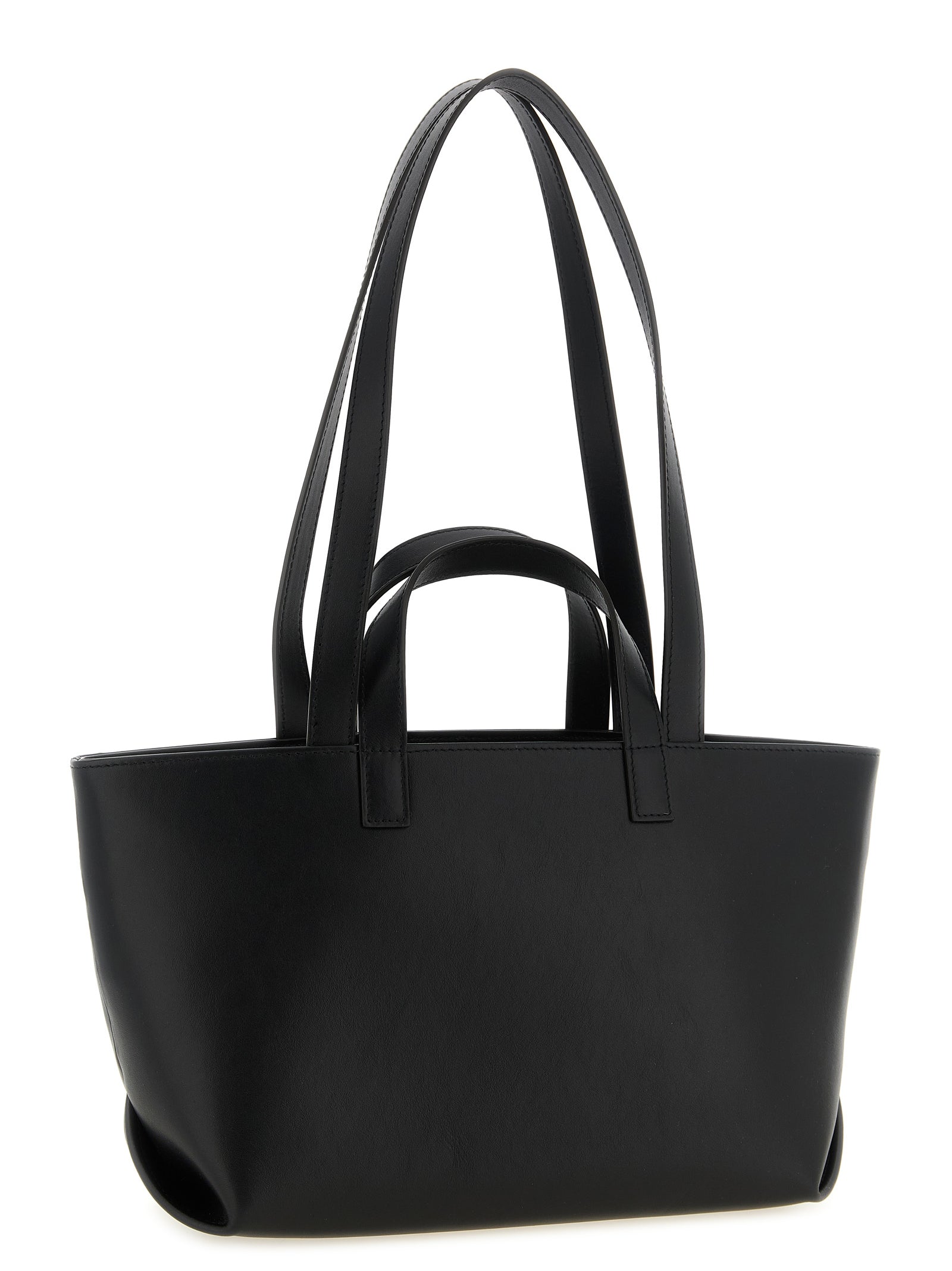 A.P.C. Schwarze Tote Bag aus Rindsleder