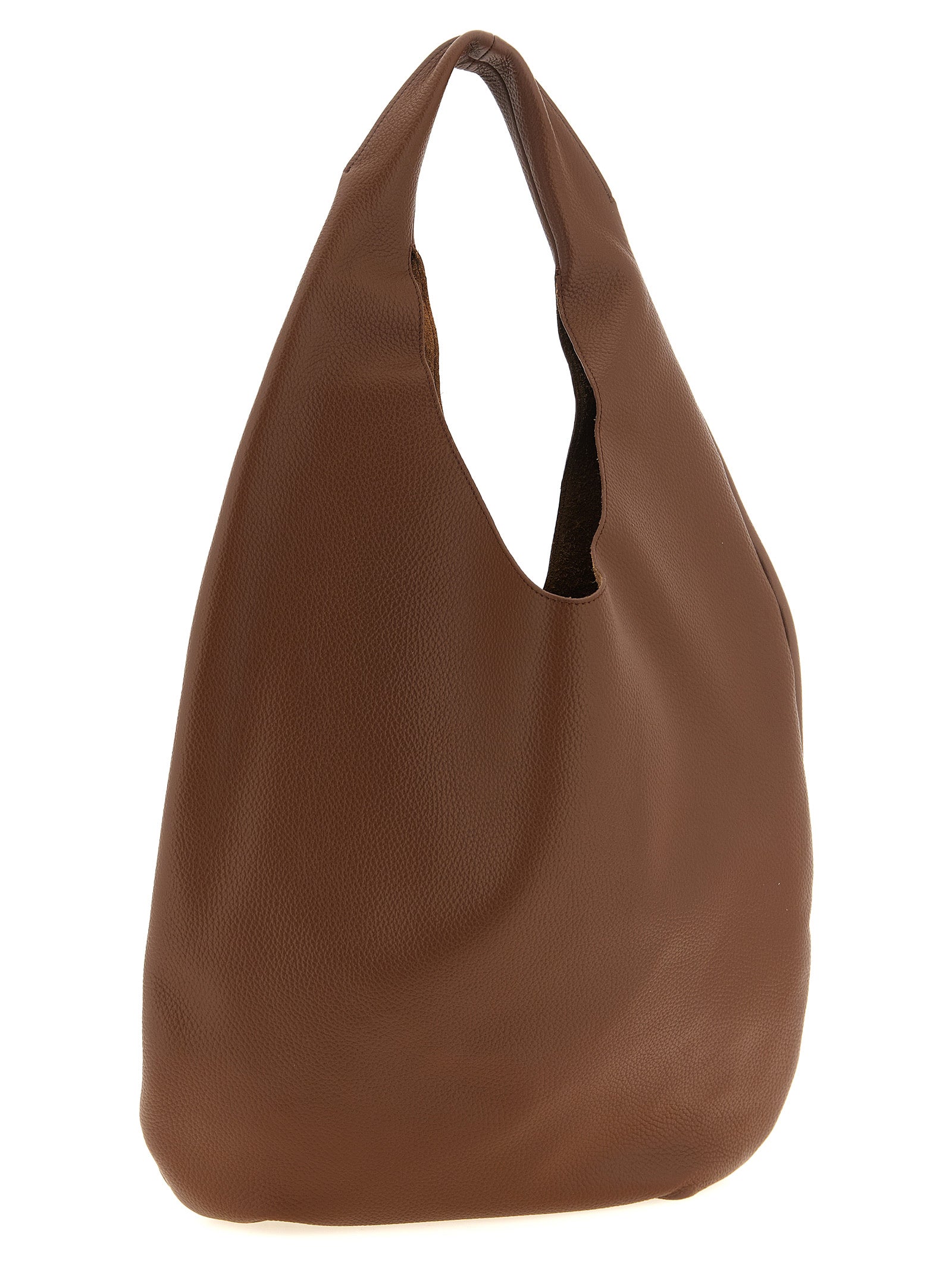A.P.C. Braune Schultertasche aus Rindsleder