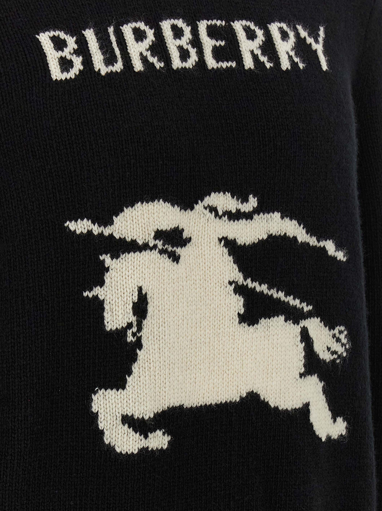 Burberry Schwarzer Wollcardigan