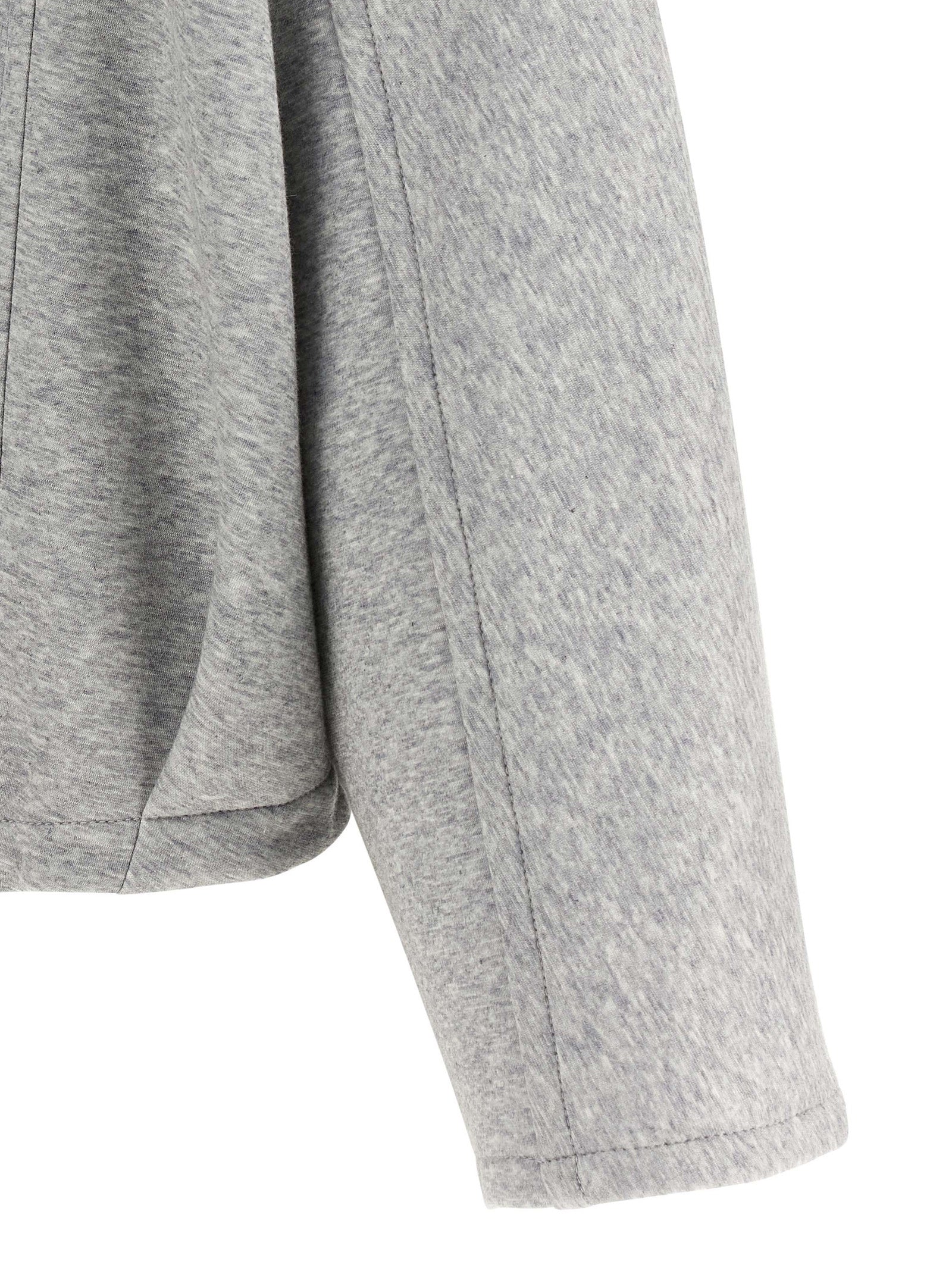 Brunello Cucinelli Grauer Baumwoll-Hoodie