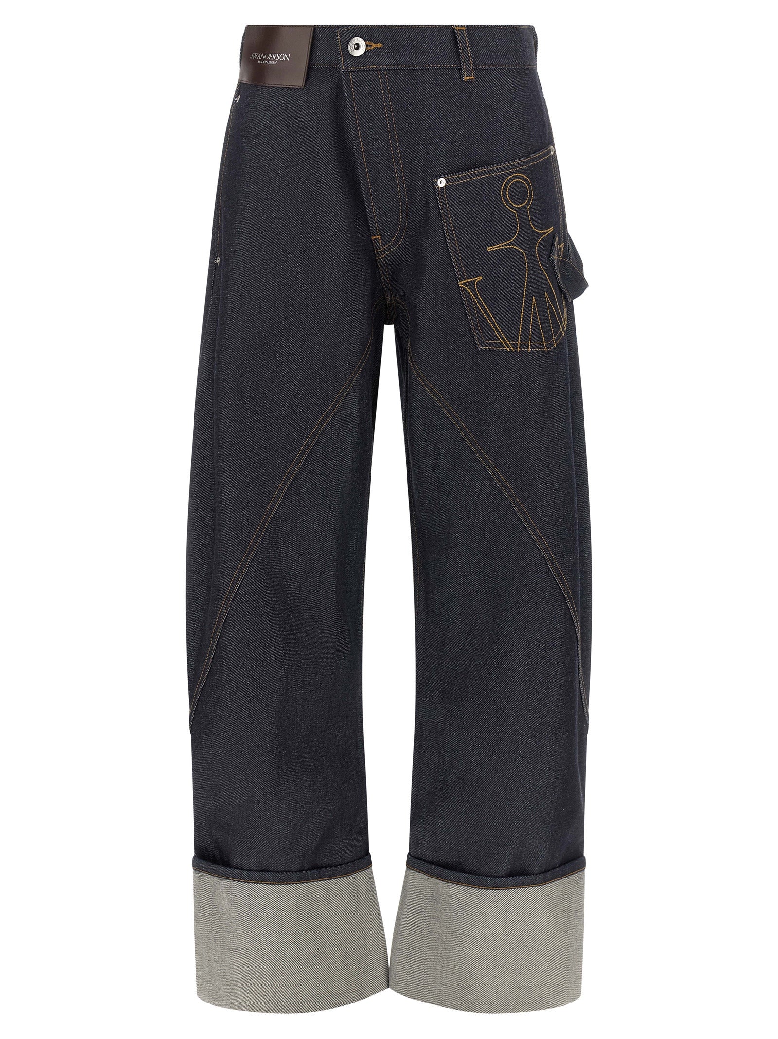 J.W.Anderson Blaue Jeans aus Baumwolle im geraden Schnitt