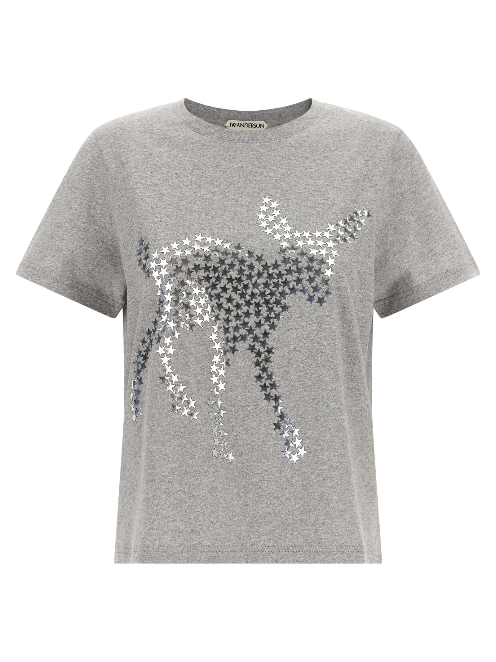 J.W.Anderson Graues Baumwoll-T-Shirt