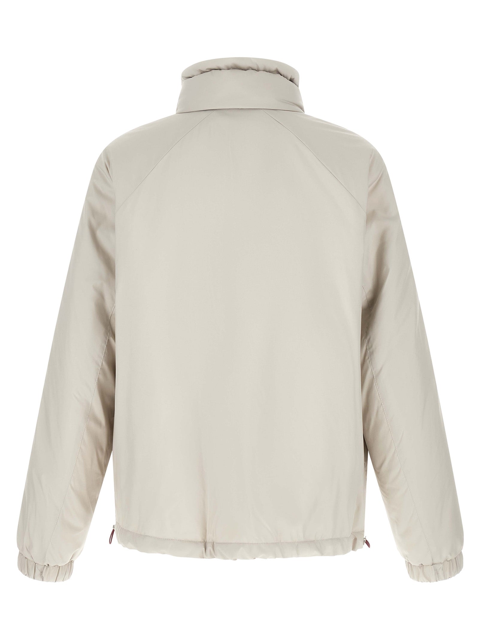 Brunello Cucinelli Weiße Shell-Jacke aus Polyester