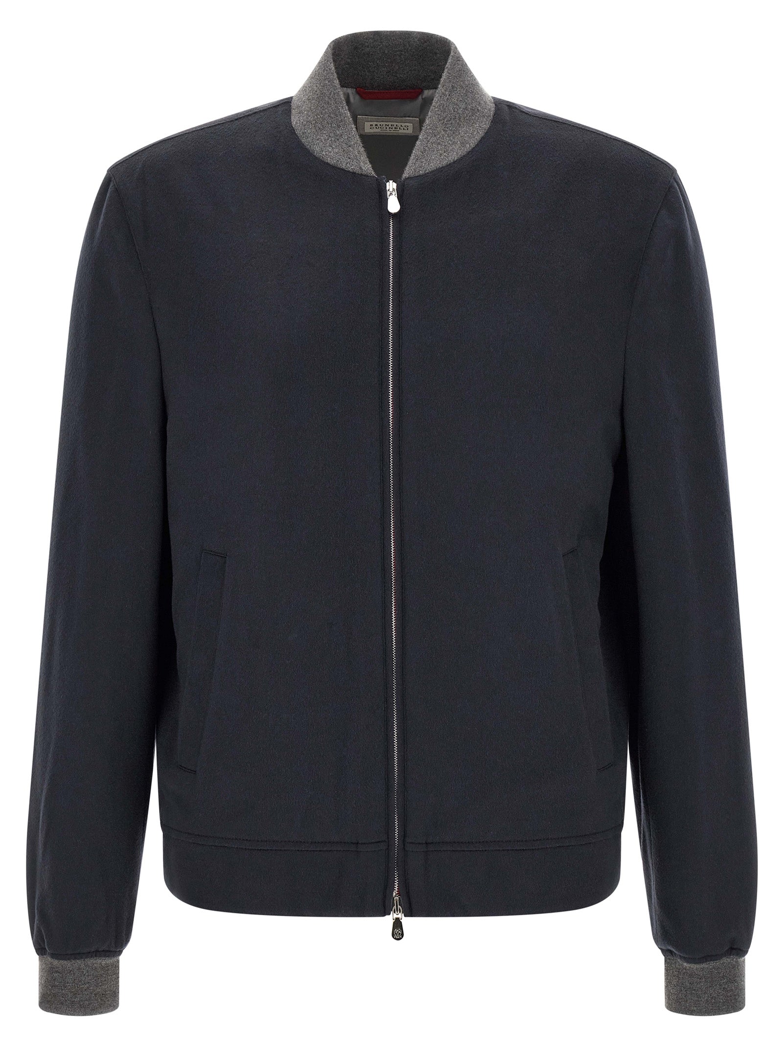 Brunello Cucinelli Blauer Kaschmir-Bomber