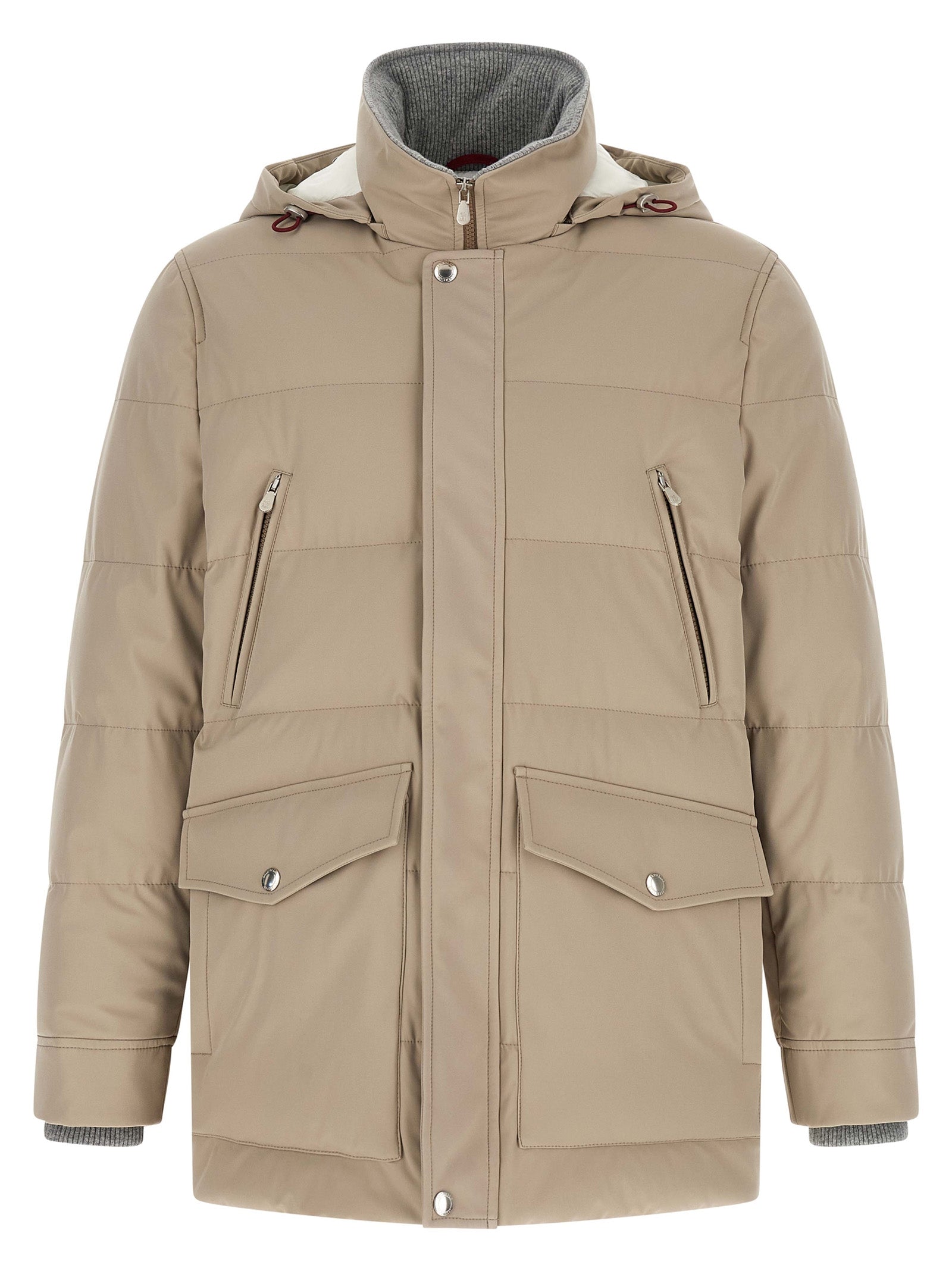 Brunello Cucinelli Beige Polyamid-Parka