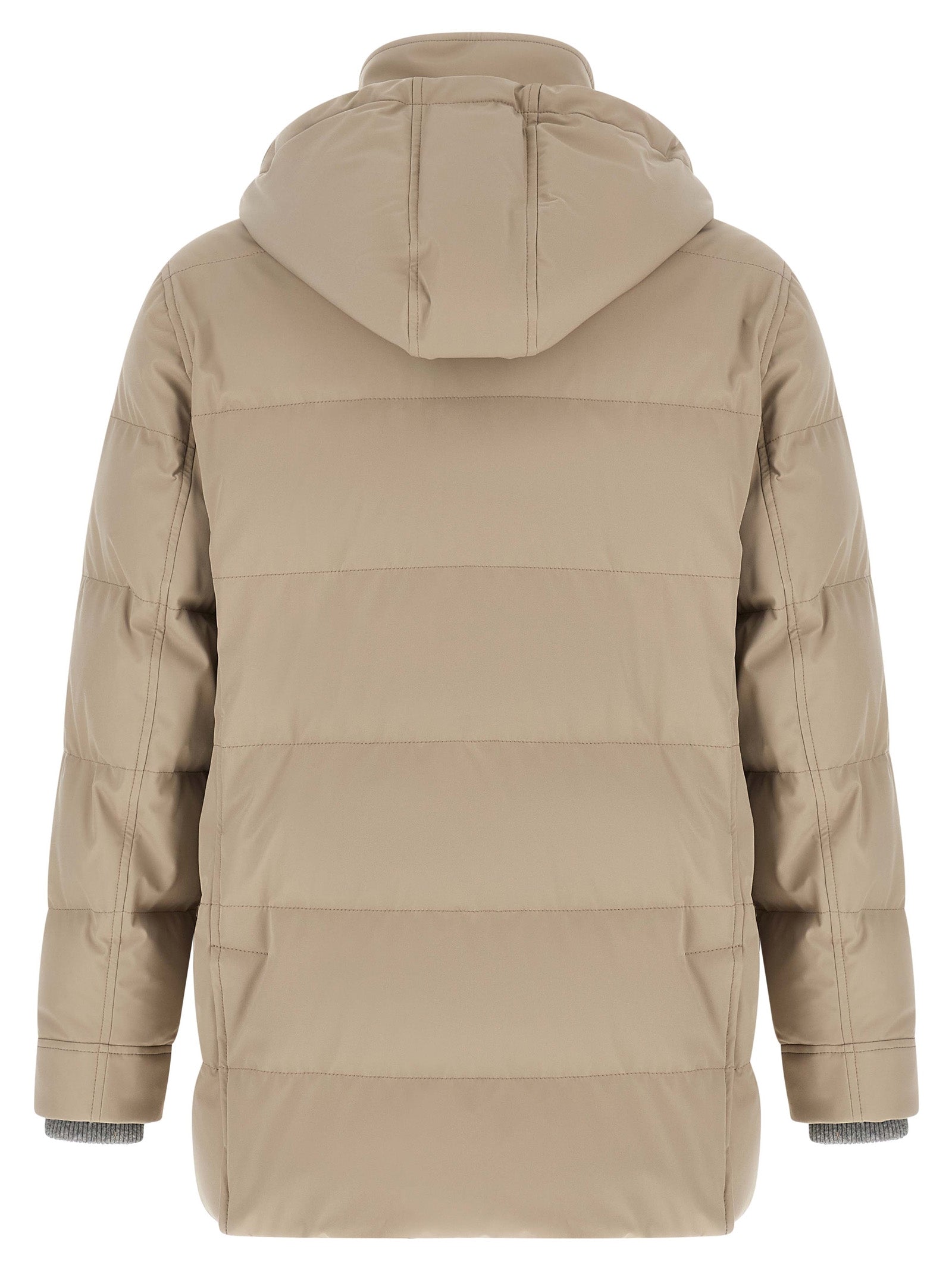Brunello Cucinelli Beige Polyamid-Parka