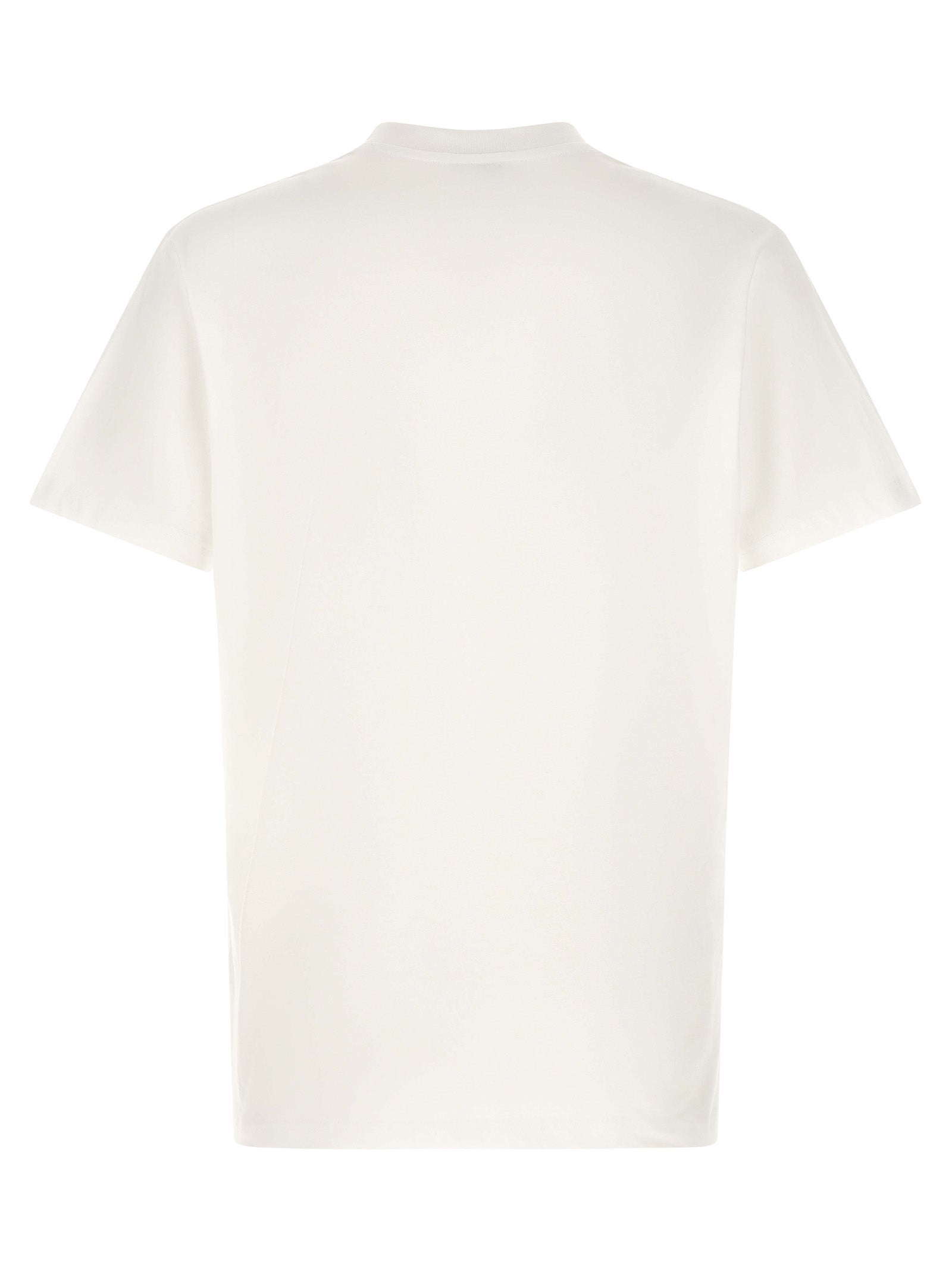 Moschino Weißes Baumwoll-T-Shirt
