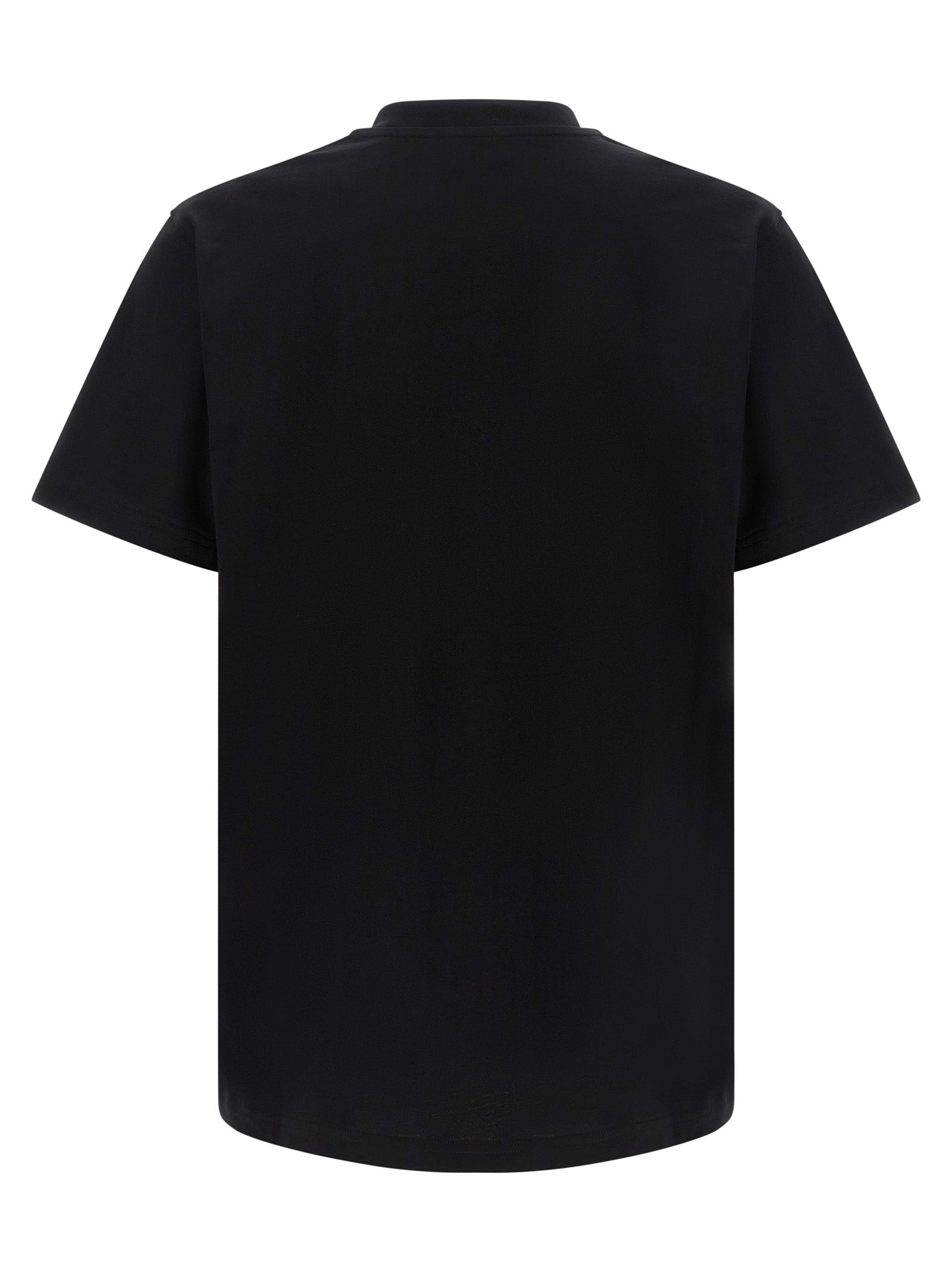 Moschino Schwarzes Baumwoll-T-Shirt