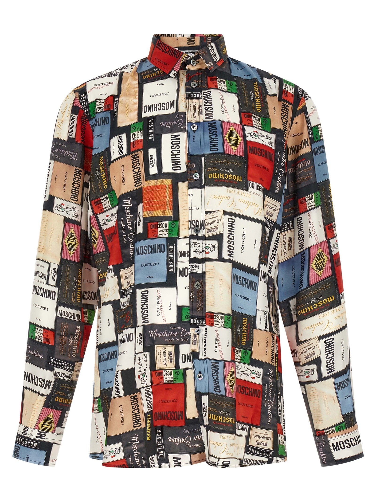 Moschino Mehrfarbige Seidenbluse