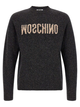Moschino Grauer Wollcardigan