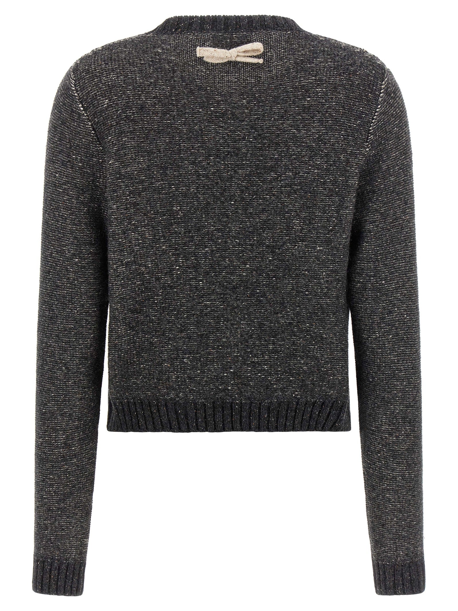 Moschino Grauer Wollcardigan
