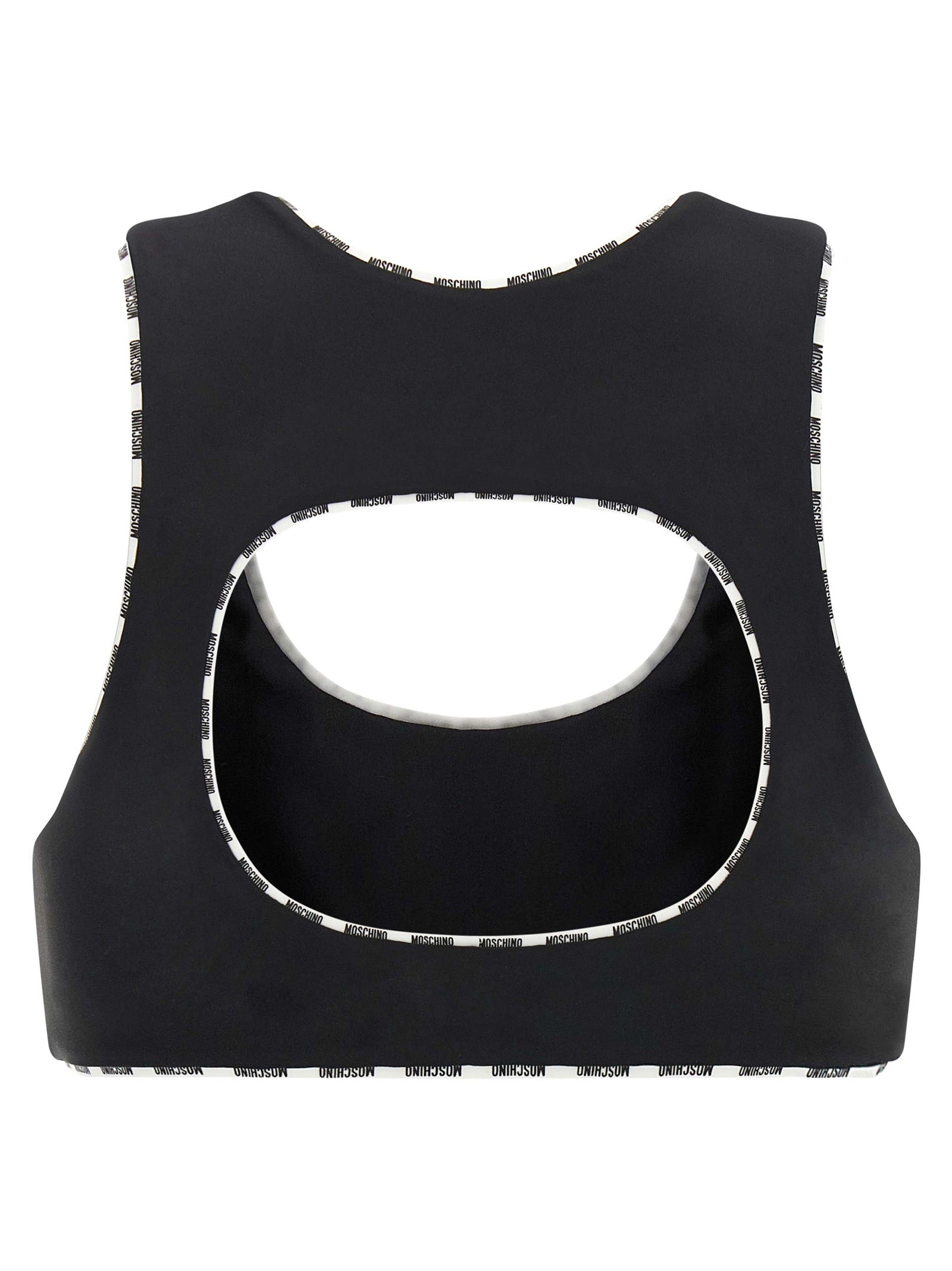 Moschino Sport-BH aus zweifarbigem Polyamid