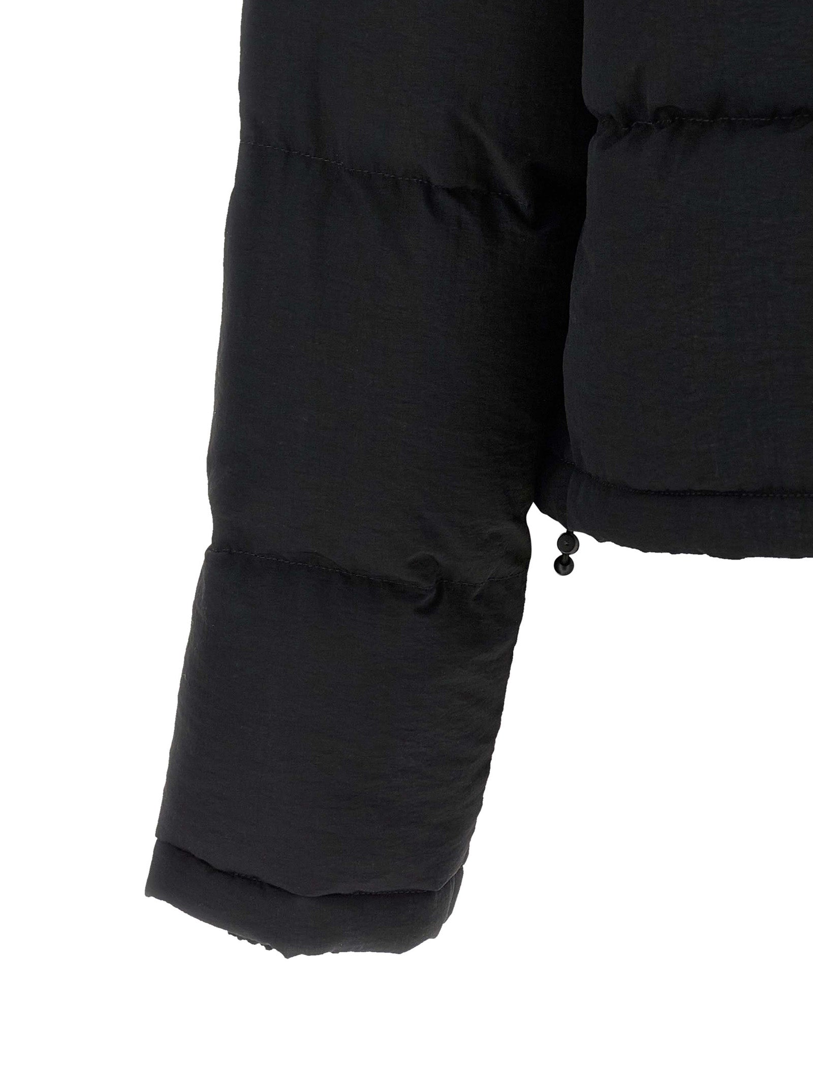 Moschino Schwarzer Bomber aus Polyamid