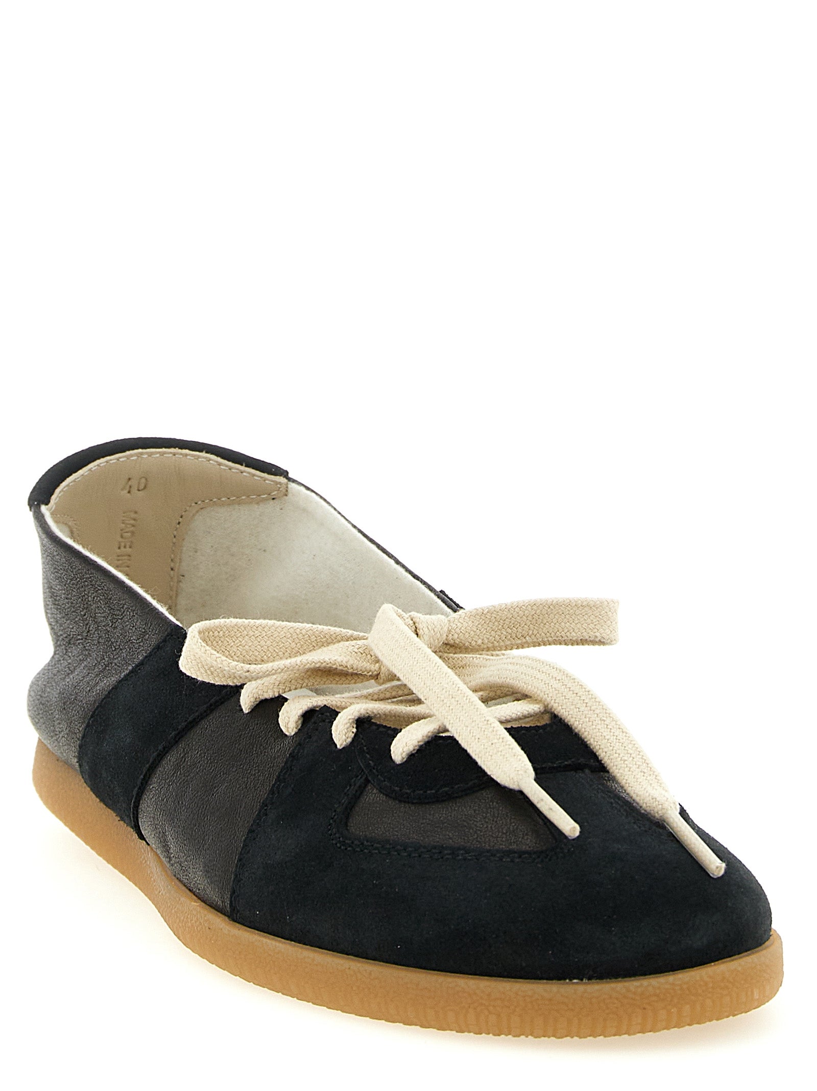Maison Margiela Schwarze Ballerinas aus Lammleder