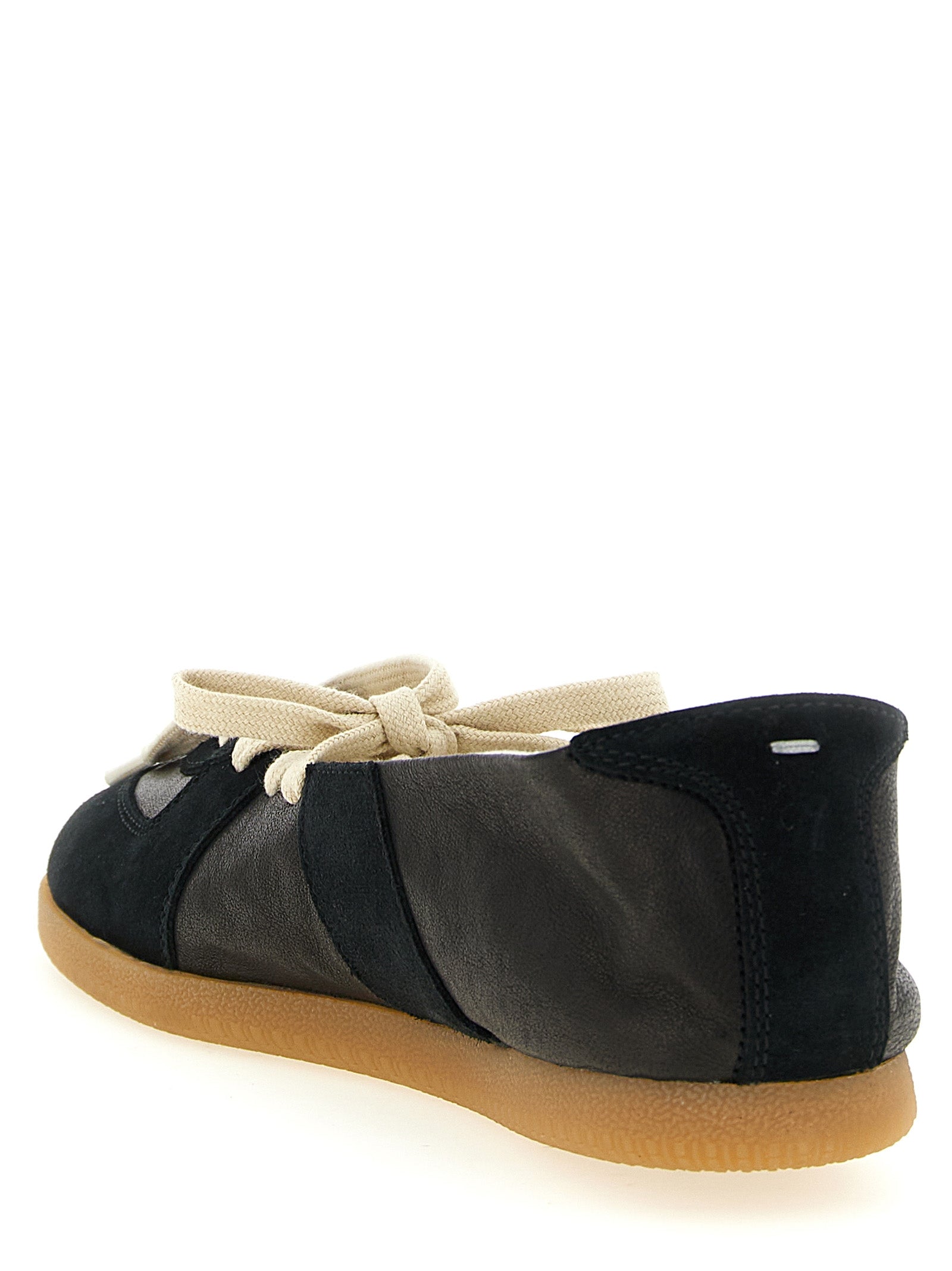 Maison Margiela Schwarze Ballerinas aus Lammleder
