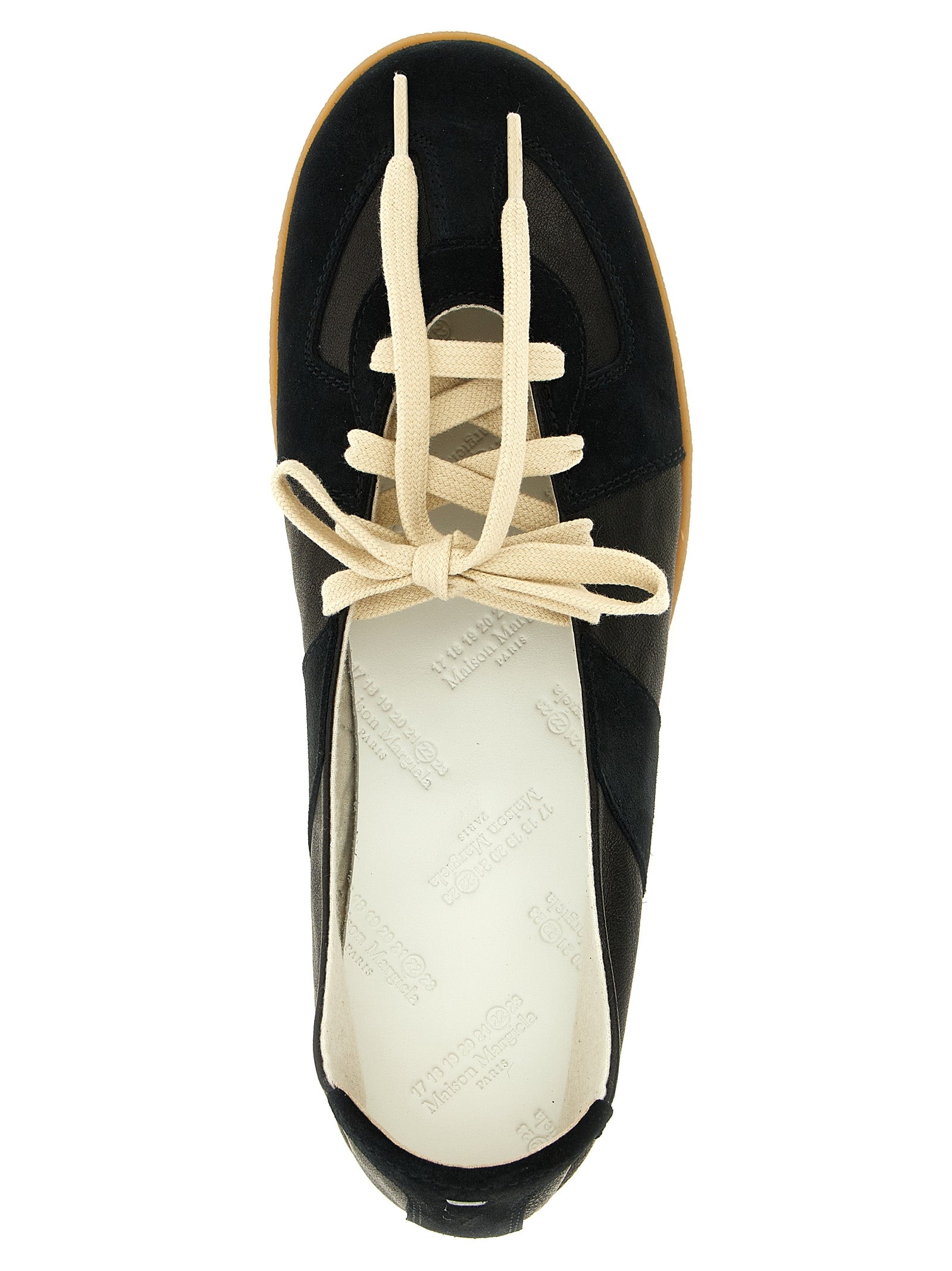 Maison Margiela Schwarze Ballerinas aus Lammleder