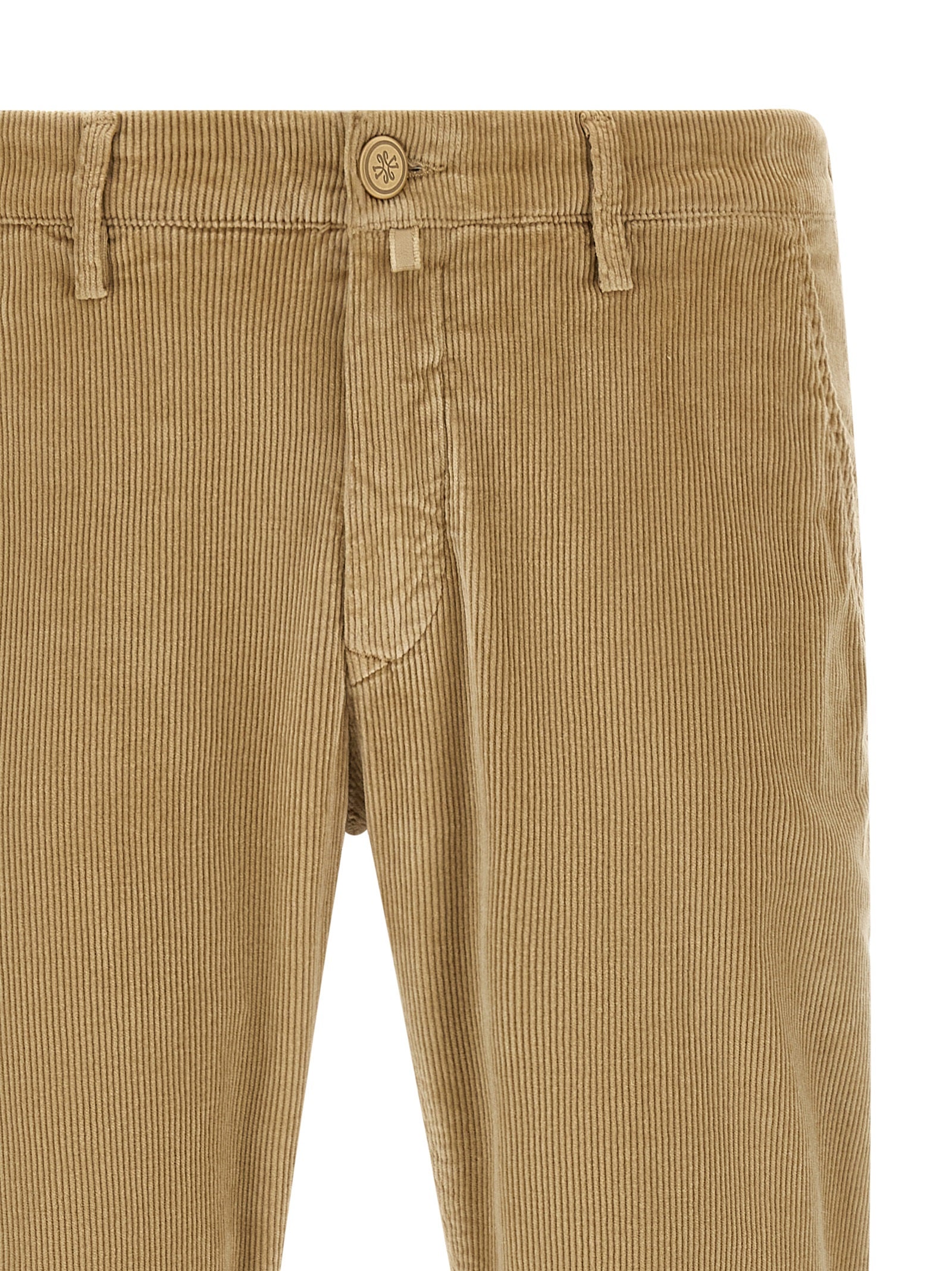 Jacob Cohen Beige Baumwoll-Chino-Hose