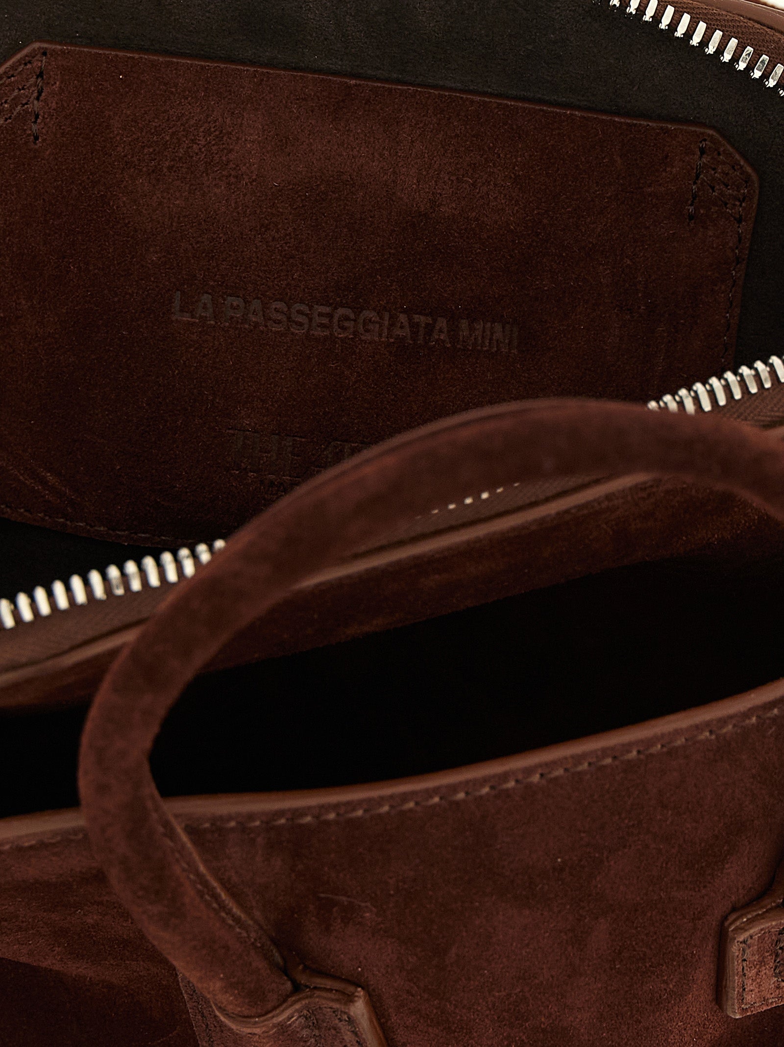 The Attico Braune Kalbsleder-Handtasche