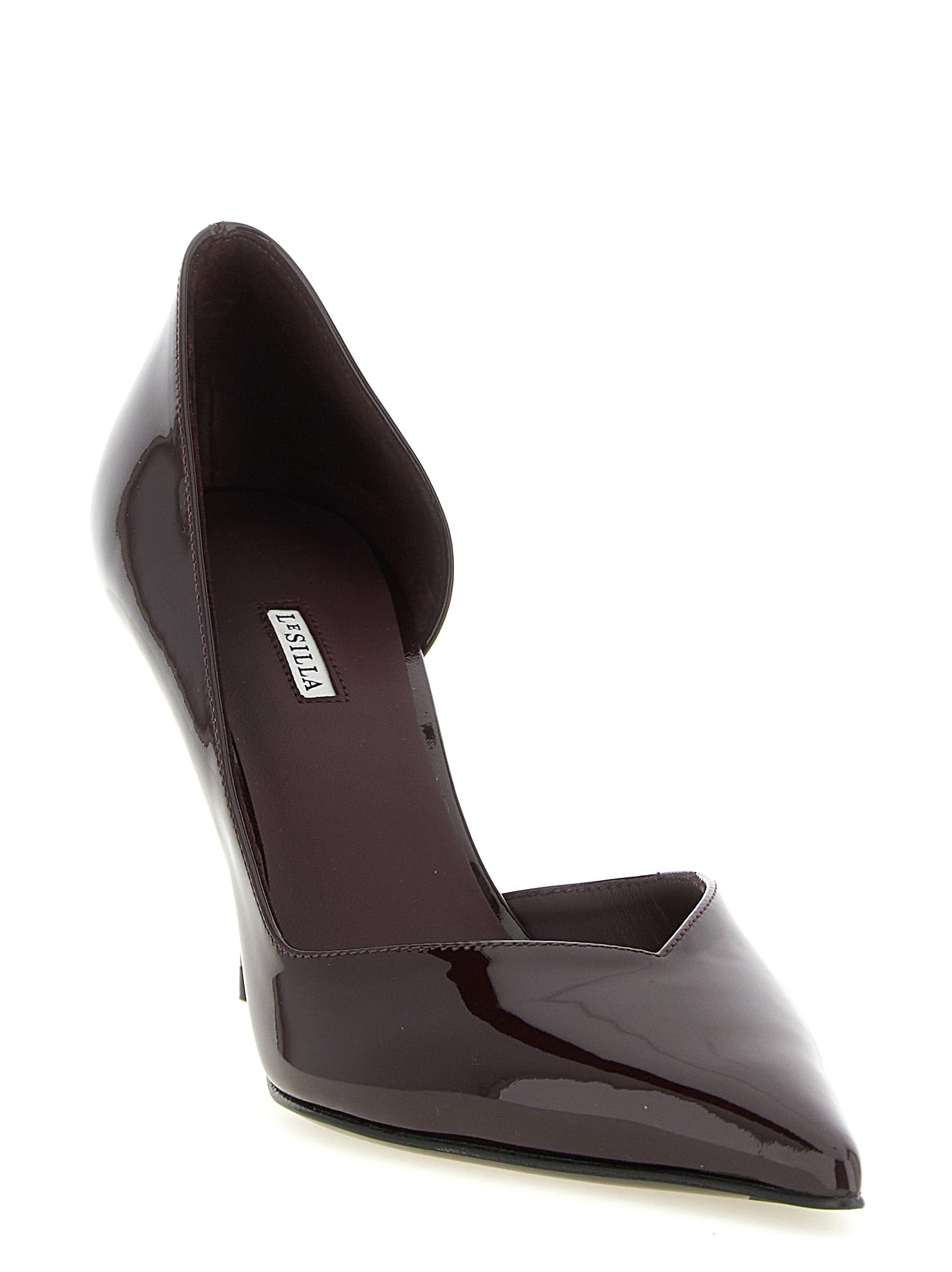 LE SILLA Mehrfarbige Pumps aus Kalbsleder mit hohem Absatz