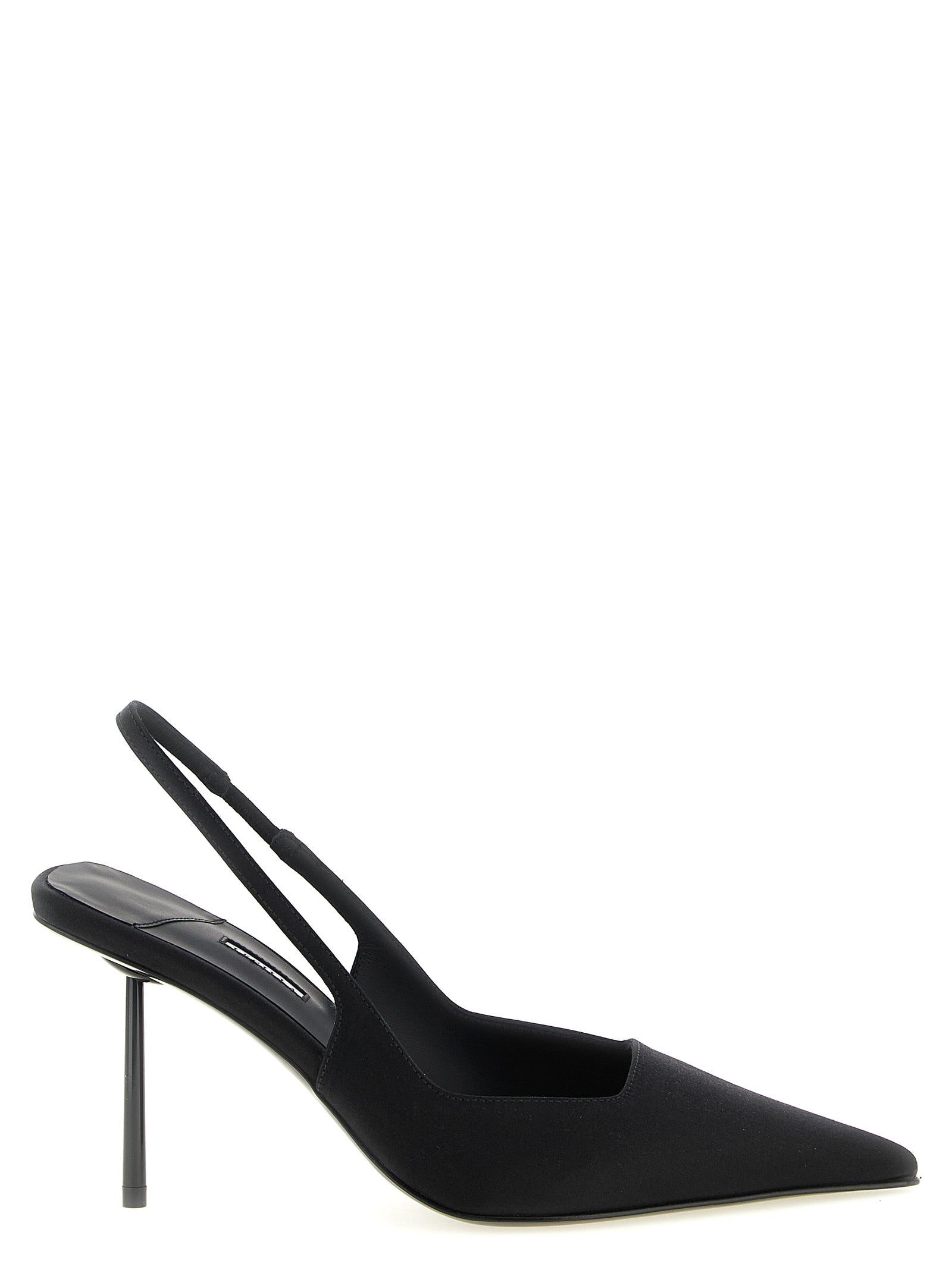 LE SILLA Schwarze Pumps aus Viskose mit hohem Absatz