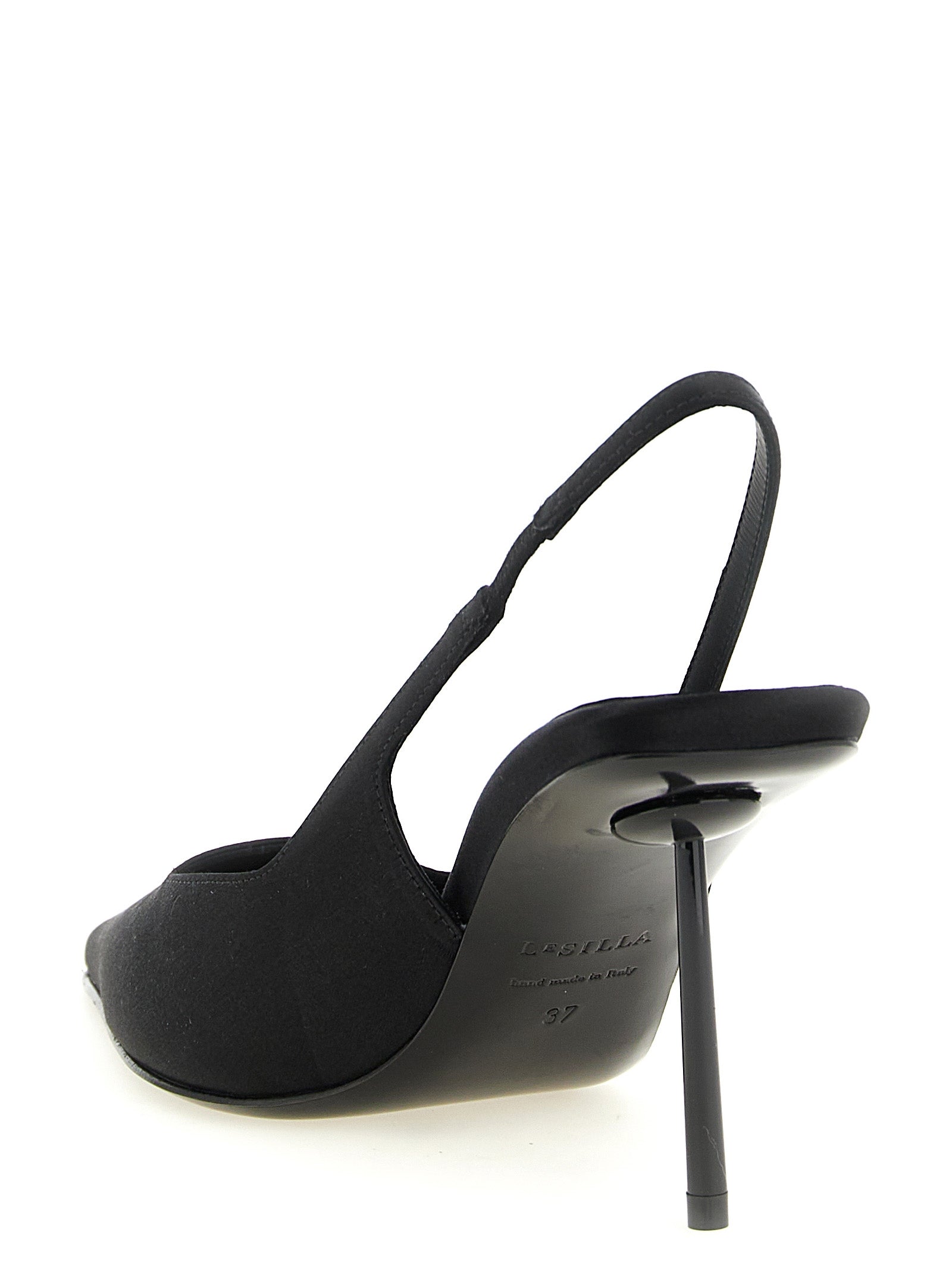 LE SILLA Schwarze Pumps aus Viskose mit hohem Absatz