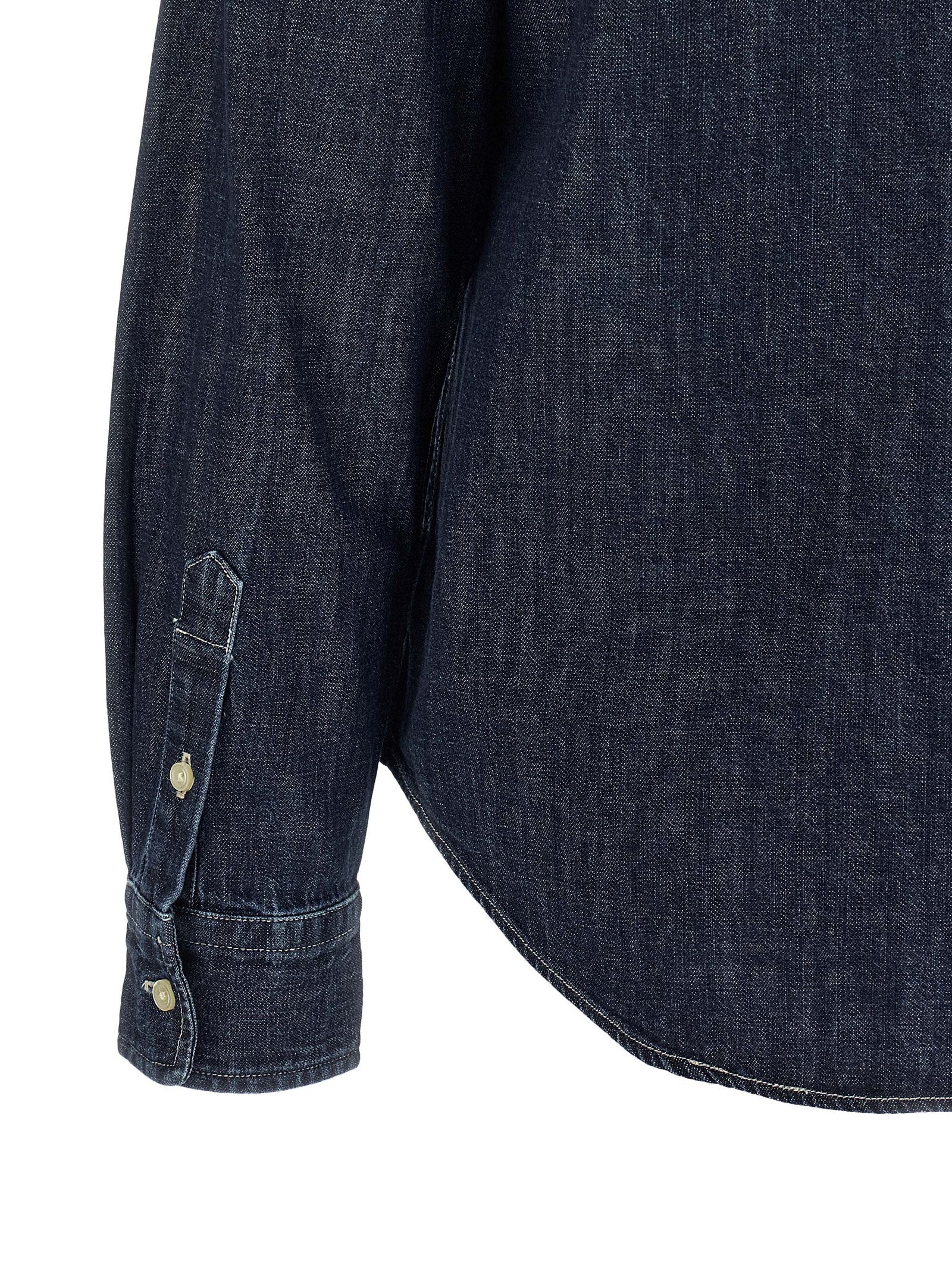 Polo Ralph Lauren Blaue Baumwollbluse