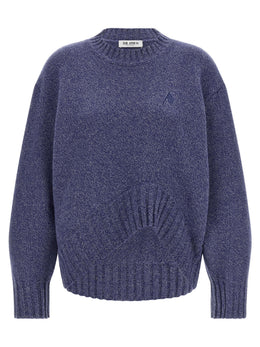 The Attico Blauer Cardigan aus Schurwolle