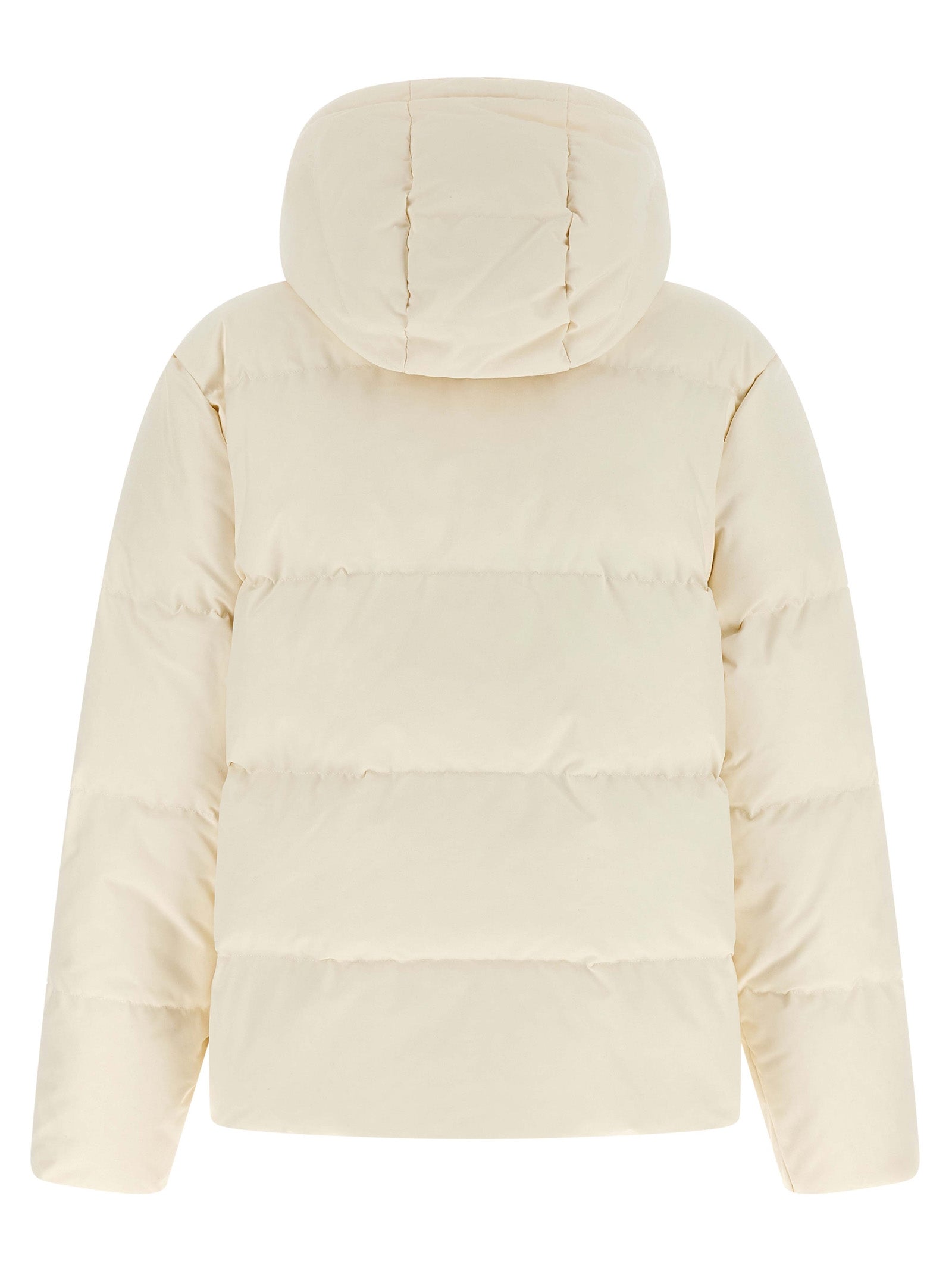 Polo Ralph Lauren Weiße Polyester-Jacke in voller Länge