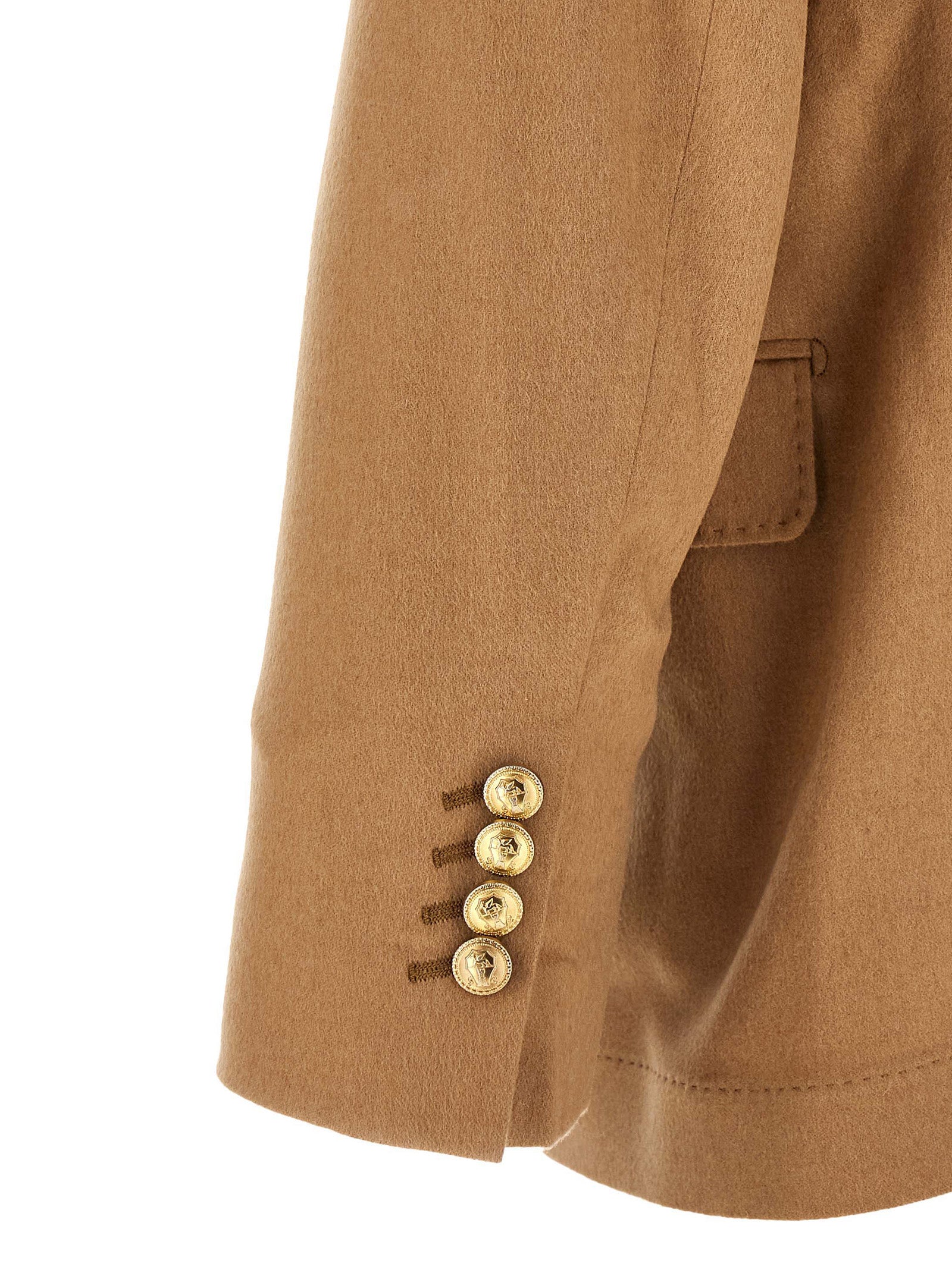 Brunello Cucinelli Beige Kamelhaar Sakko