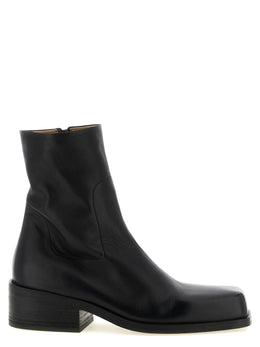 Marsell Schwarze Stiefeletten aus Kalbsleder