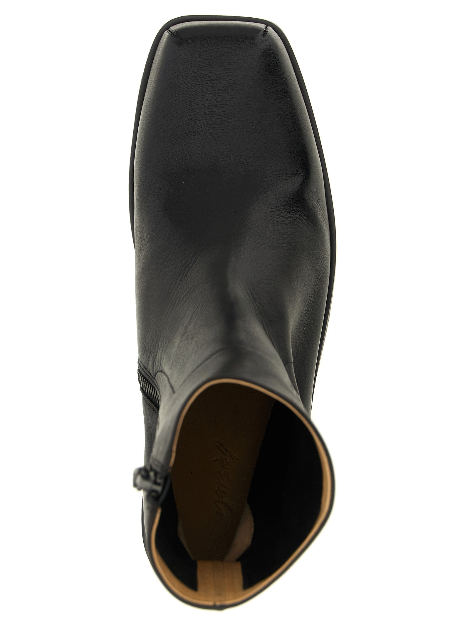 Marsell Schwarze Stiefeletten aus Kalbsleder