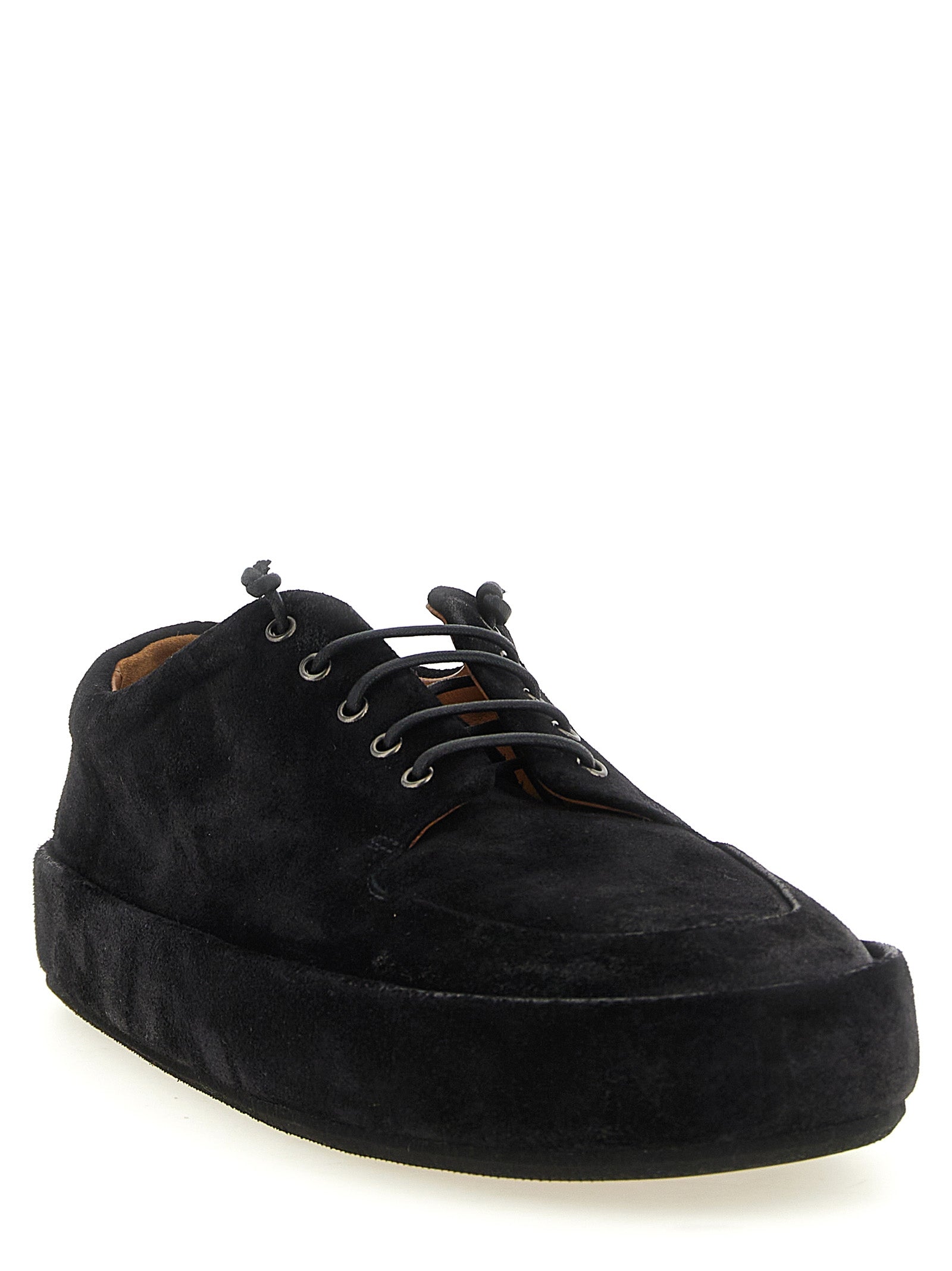 Marsell Schwarze Oxford- und Derby-Schuhe aus Kalbsleder