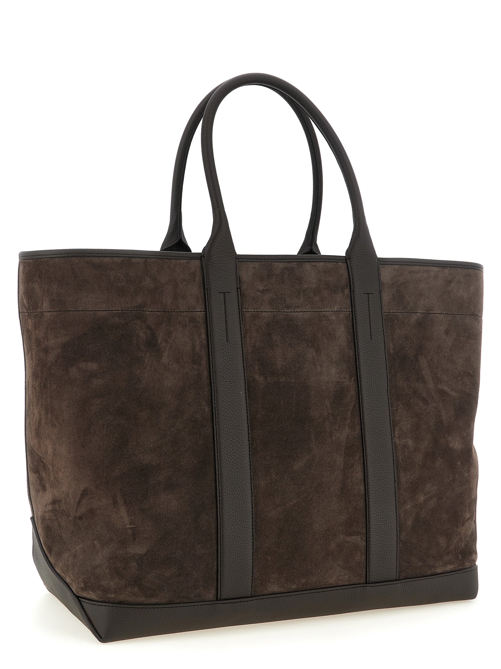 Tom Ford Braune Kalbsleder-Tote Bag