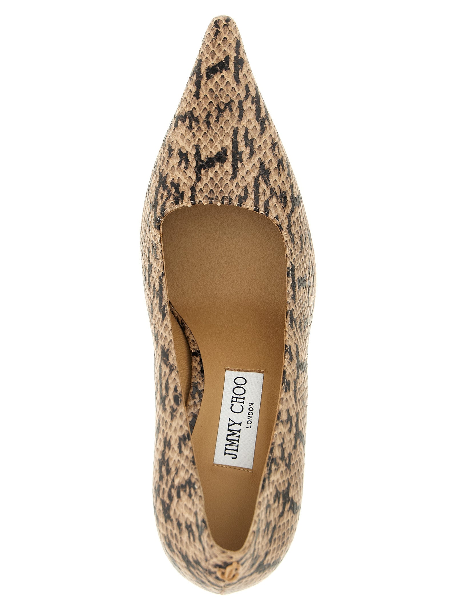 Jimmy Choo Braune Leder Pumps mit hohem Absatz