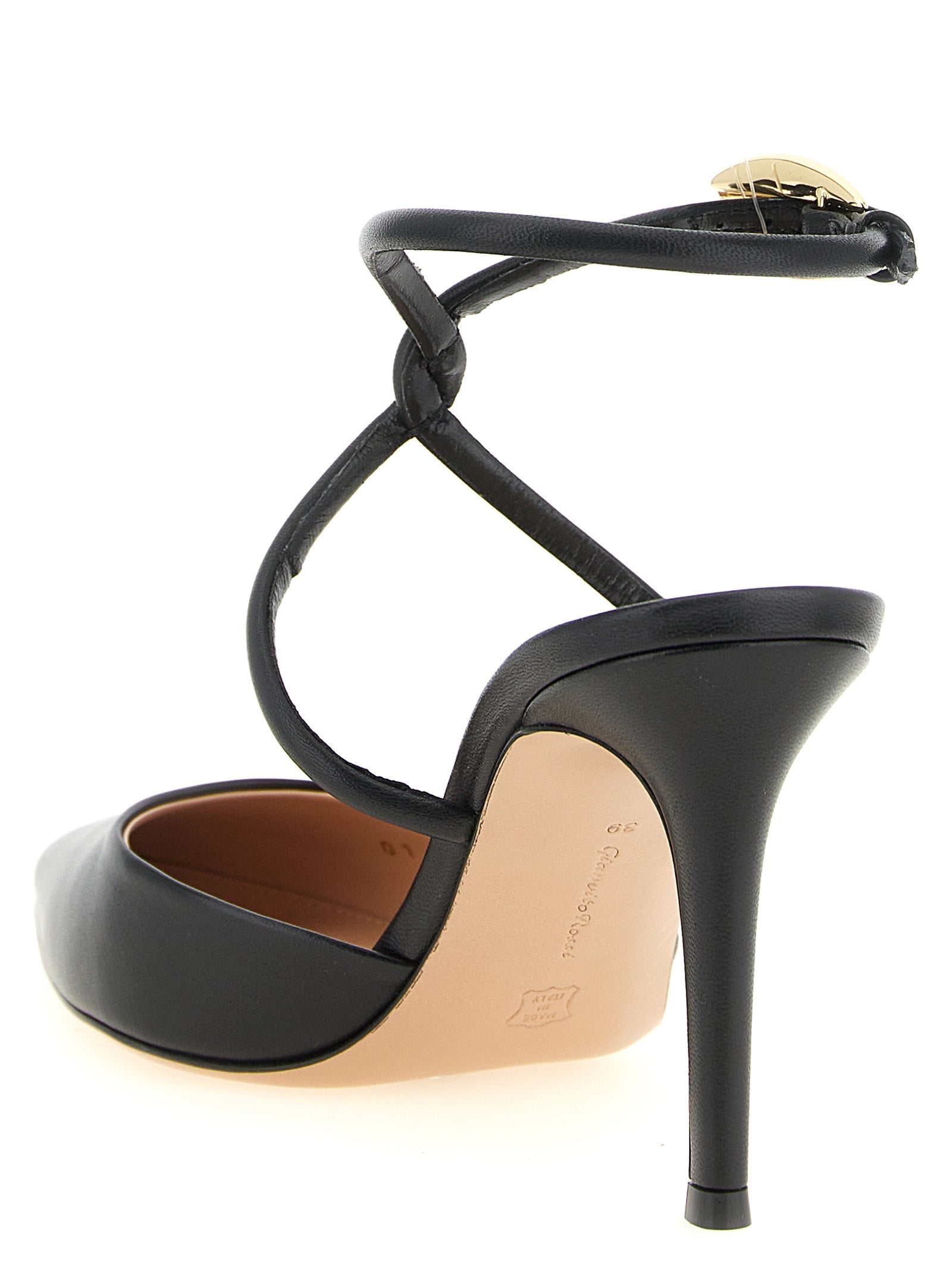 Gianvito Rossi Schwarze Pumps aus Lammleder mit hohem Absatz
