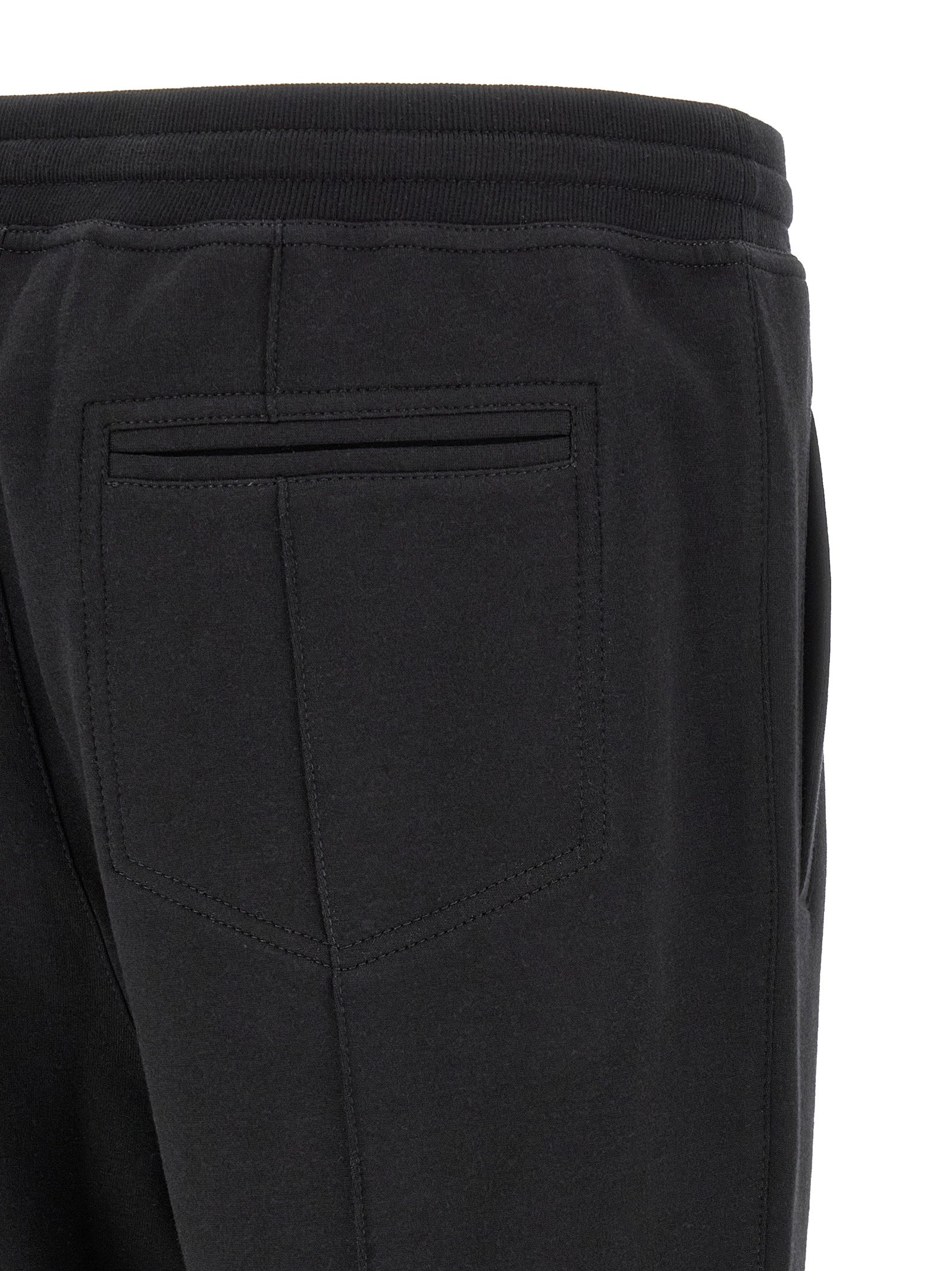 Brunello Cucinelli Schwarze Baumwoll-Jogginghose (Trainingshose)