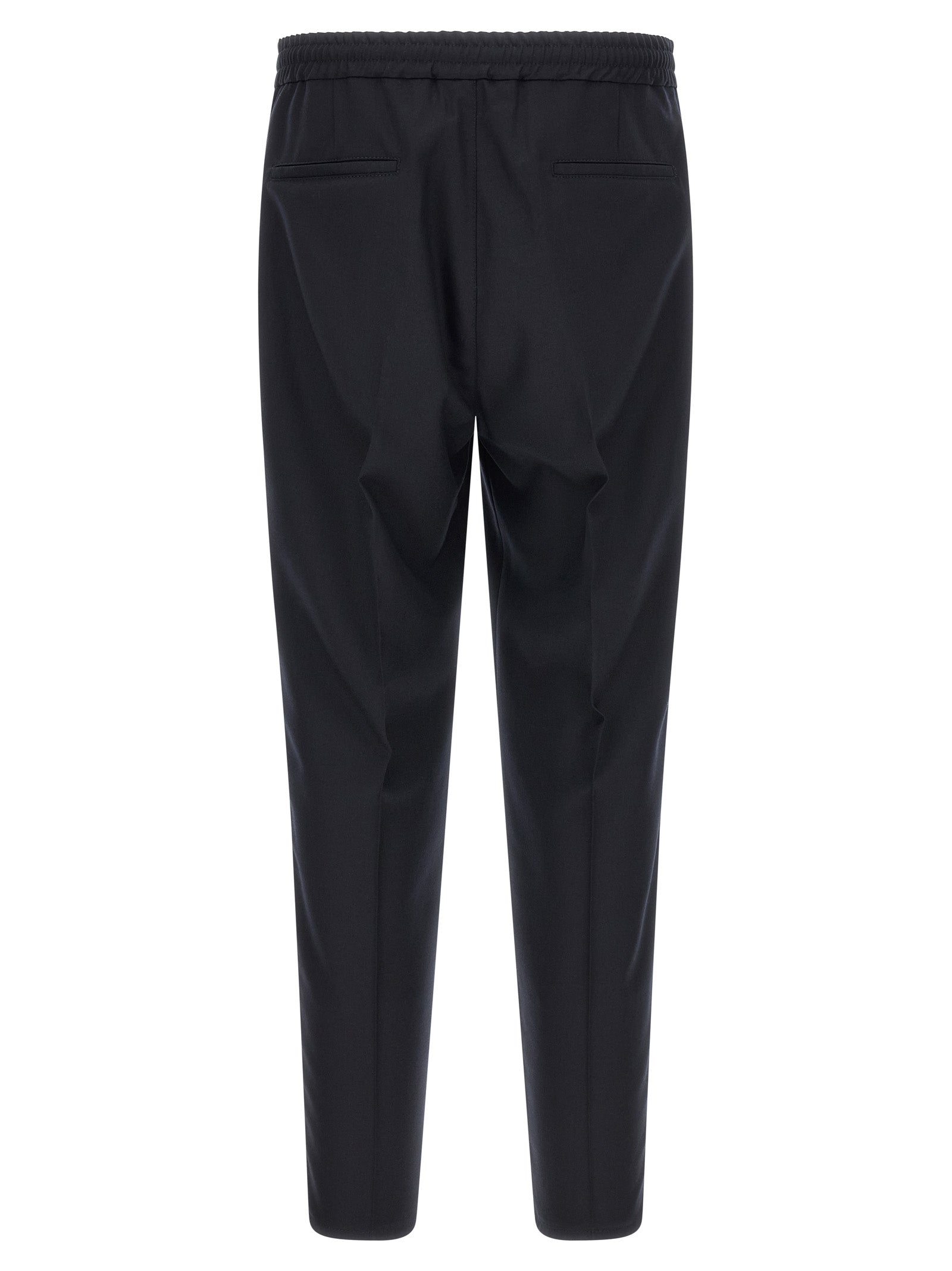 Brunello Cucinelli Blaue Hose aus reiner Schurwolle