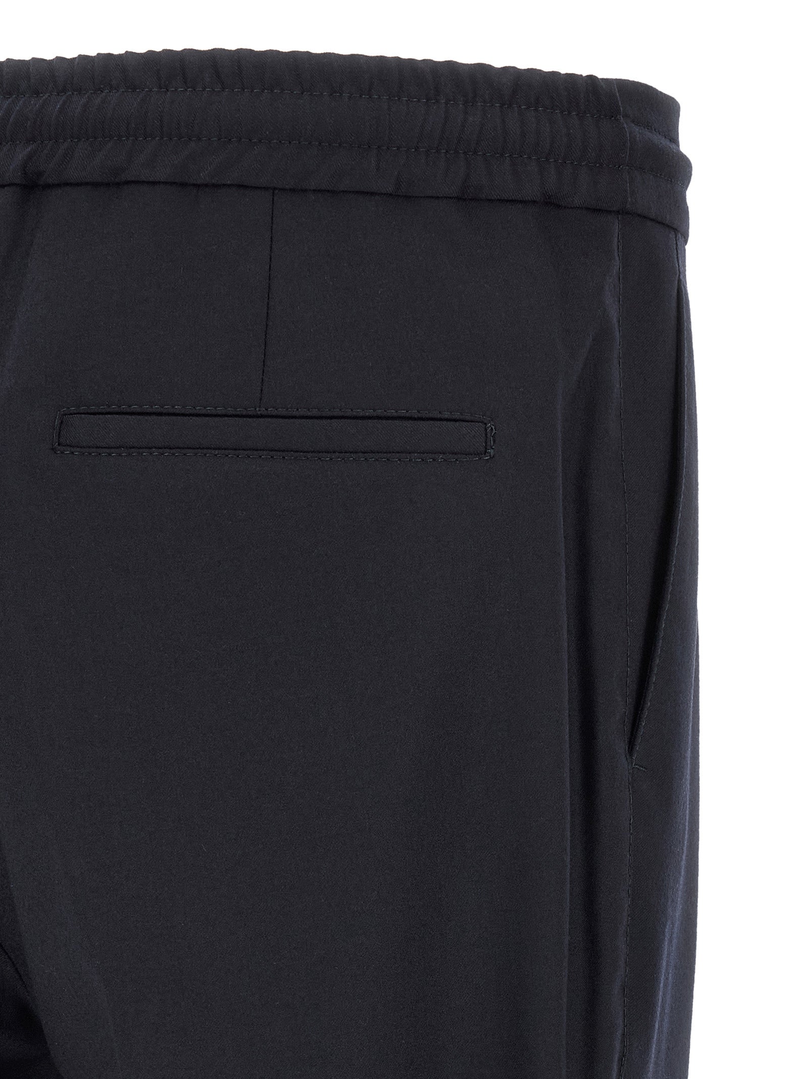 Brunello Cucinelli Blaue Hose aus reiner Schurwolle