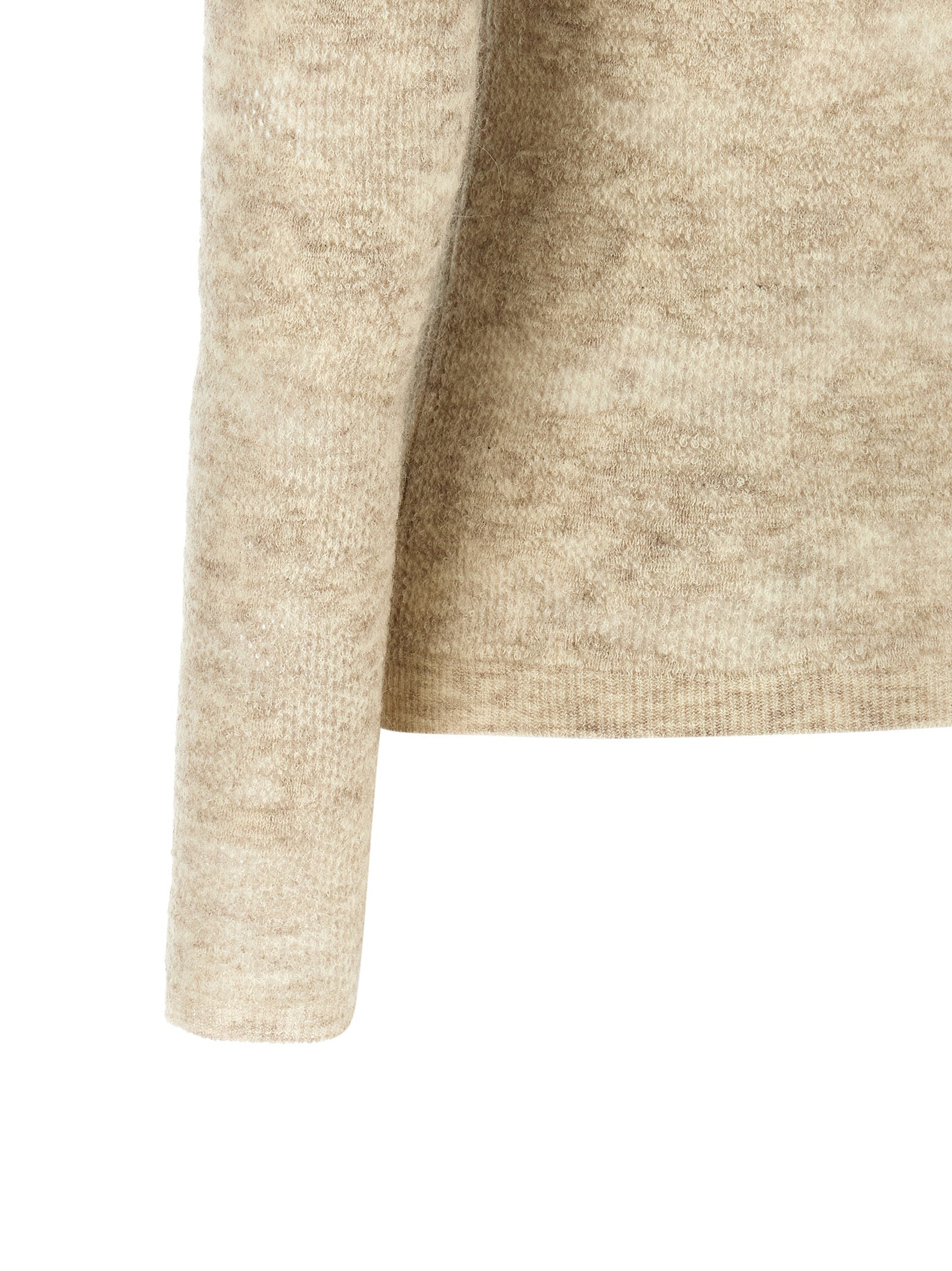 Brunello Cucinelli Beige Seidenstrickjacke