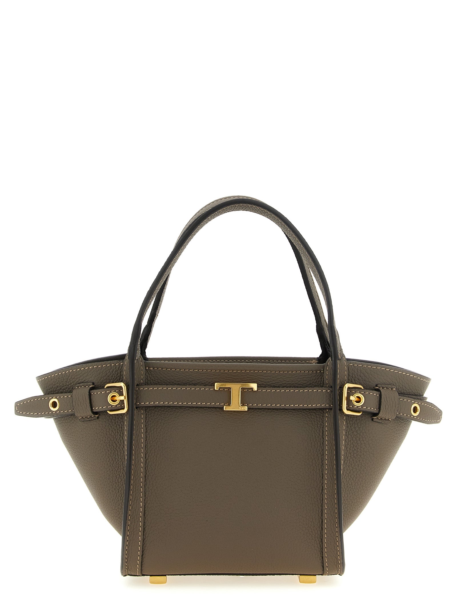 Tod's Graue Kalbsleder-Tote Bag