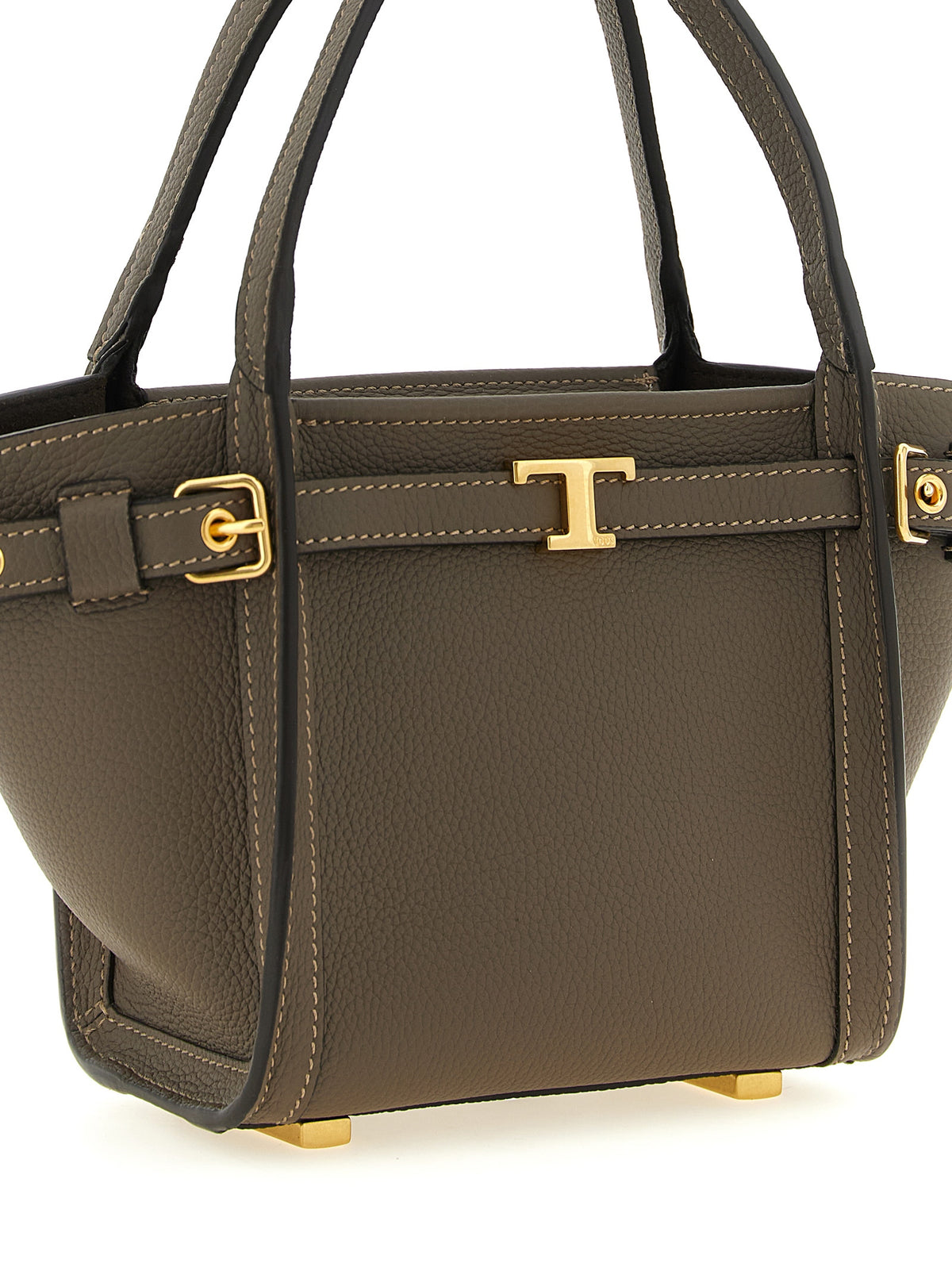 Tod's Graue Kalbsleder-Tote Bag