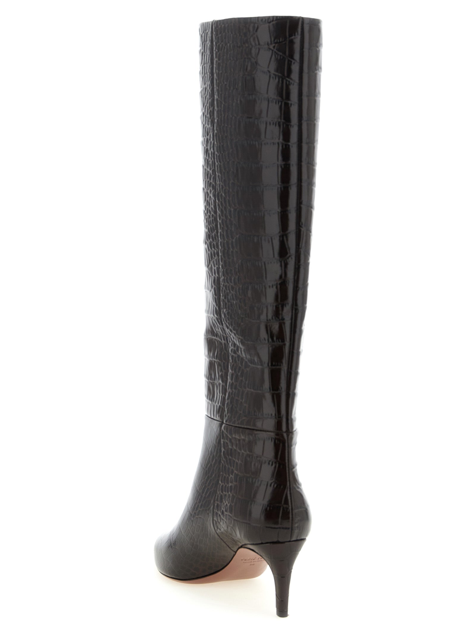 Paris Texas Braun Kalbsleder Overknee-Stiefel